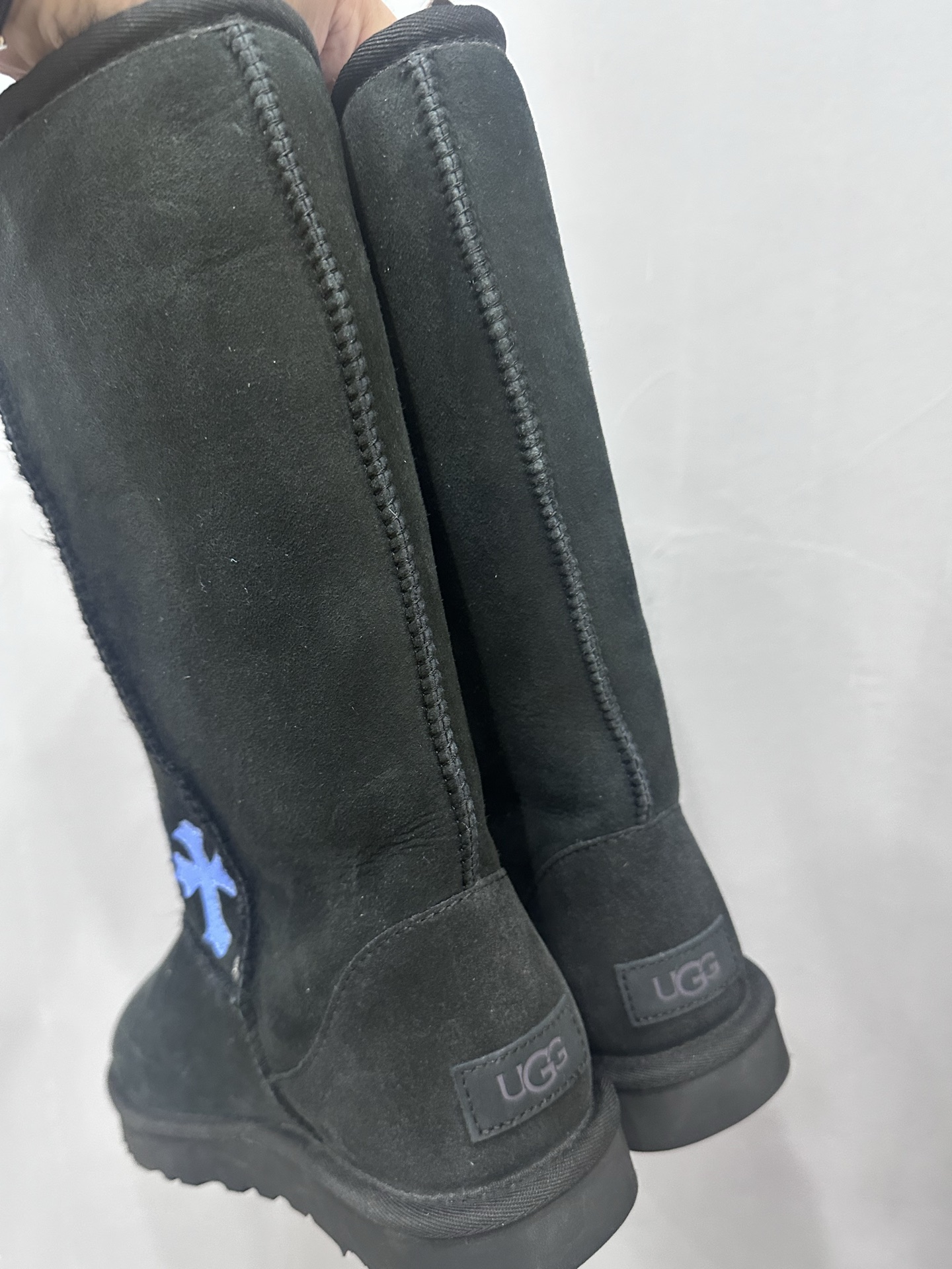 クロムハーツ x UGG ダガー High Snow ブーツ ブルー 画像 5