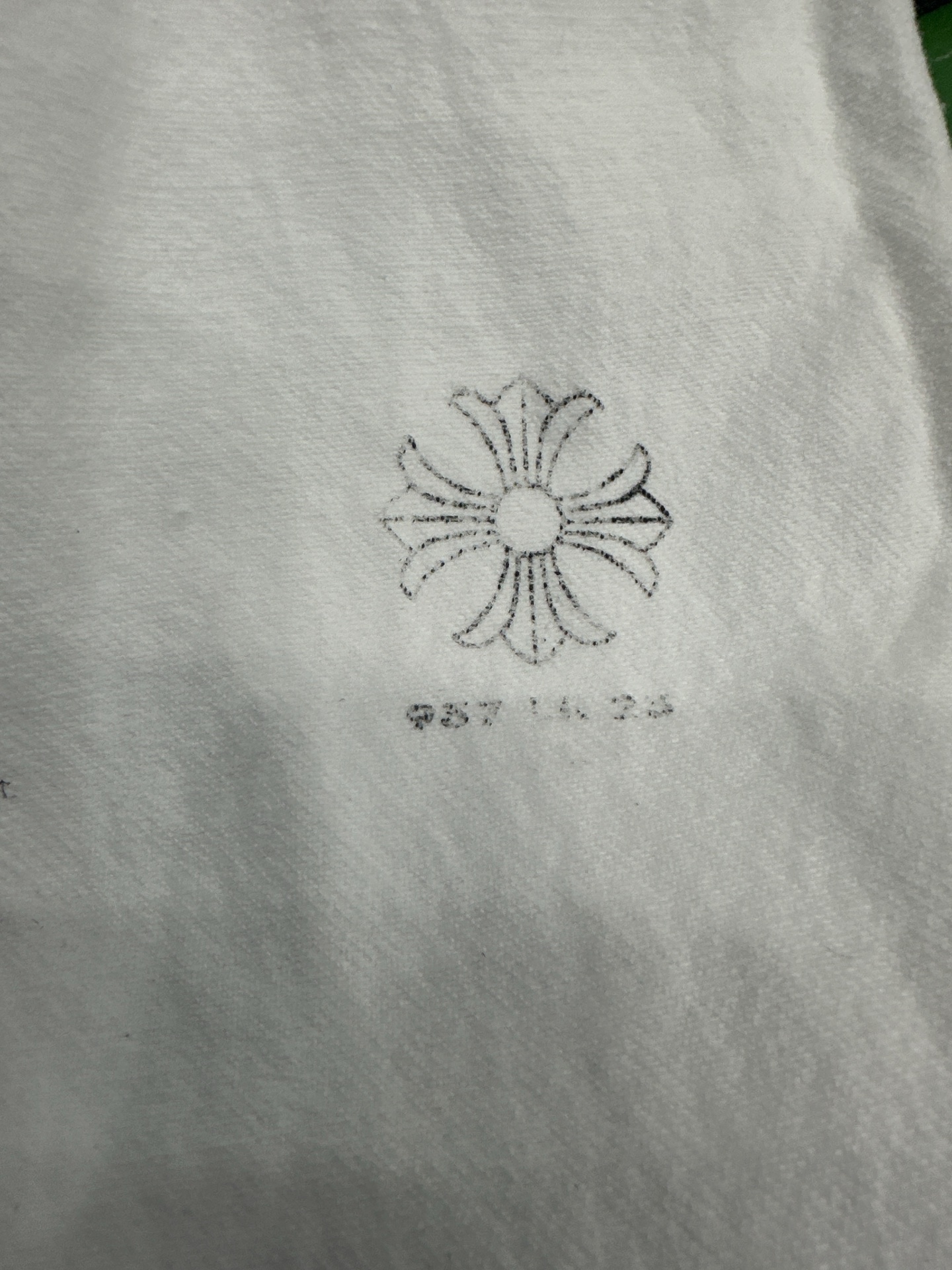 クロムハーツ x リーバイス 501 フレイム レザーパッチワーク ジーンズ 画像 8