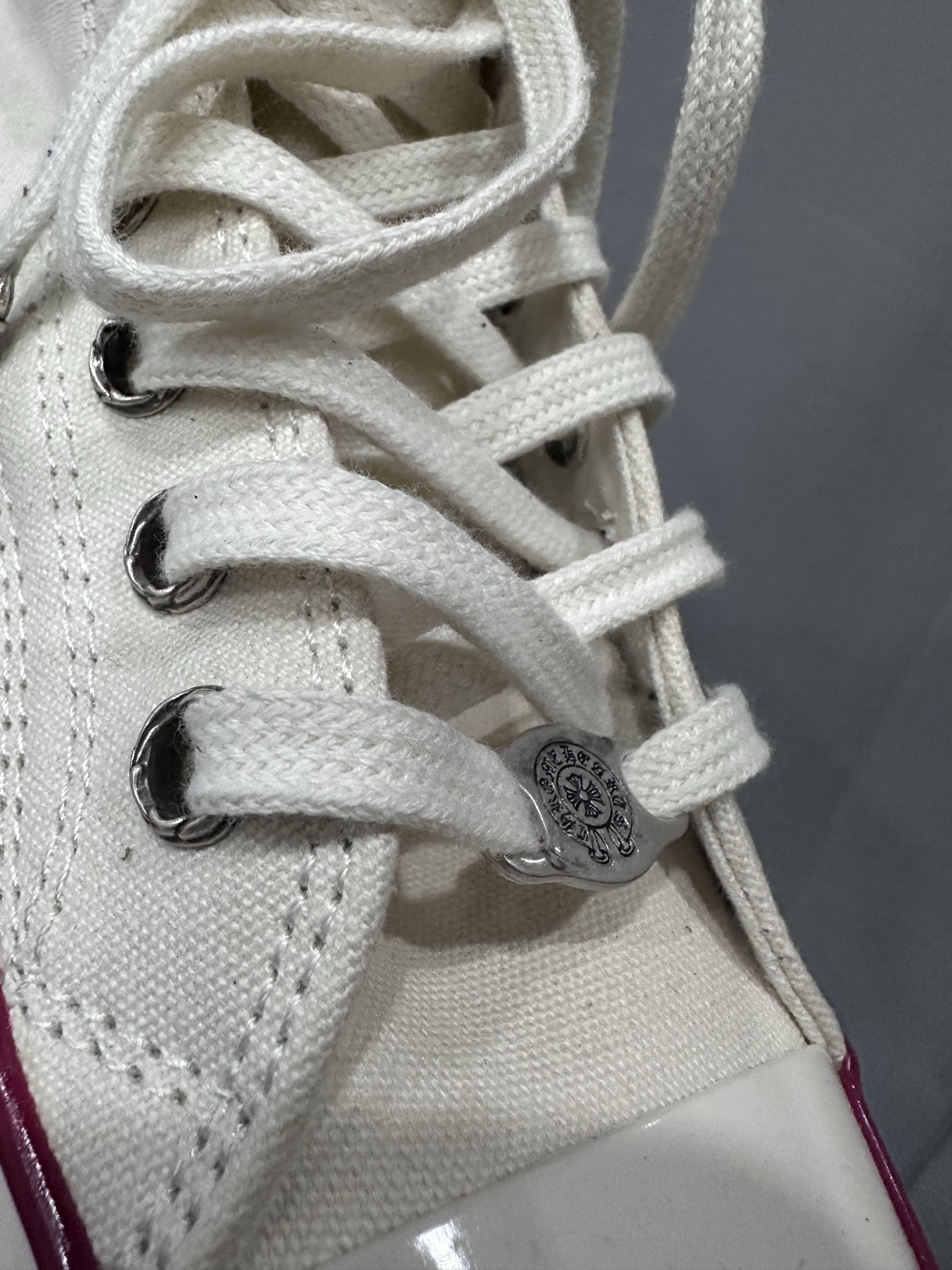 クロムハーツ x コンバース 1970s High Top スニーカー クリーム マルチカラー 画像 4