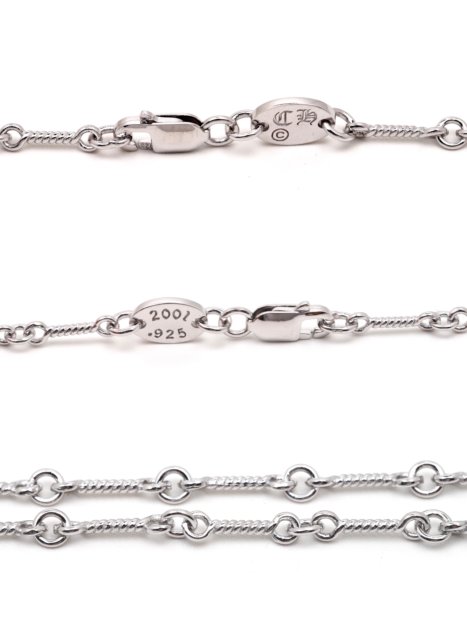クロムハーツ ダブルクロス ネックレス 18K ゴールドプレーテッド 詳細画像 2