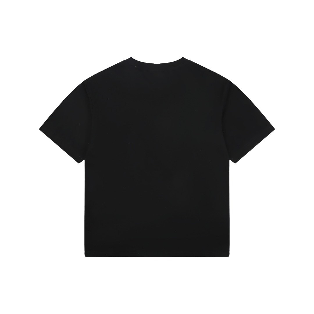 バレンシアガ パープルサンセット プリントTシャツ ブラック 画像 8