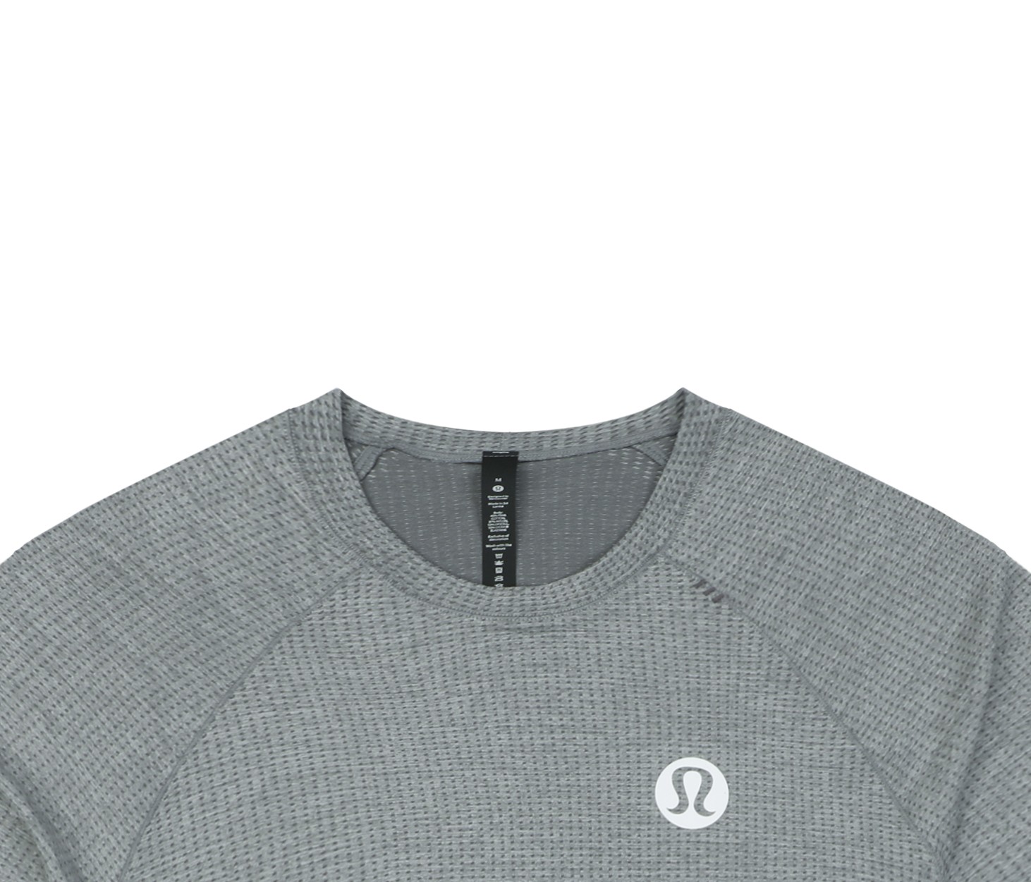 ルルレモン ベンチレーテッド ビッグロゴTシャツ グレー 詳細画像 2