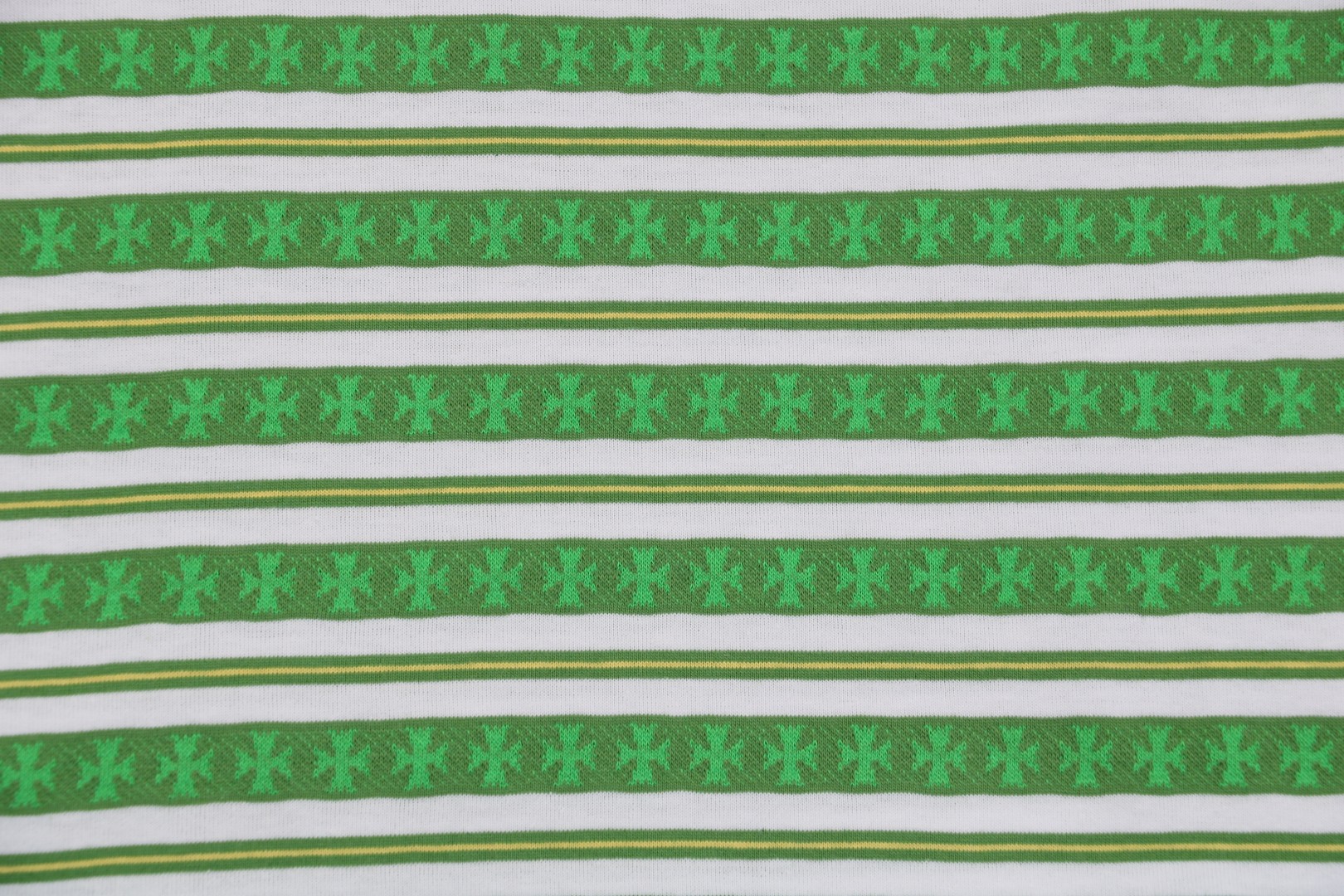 クロムハーツ オールオーバークロス ウーブンTシャツ グリーン 画像 5