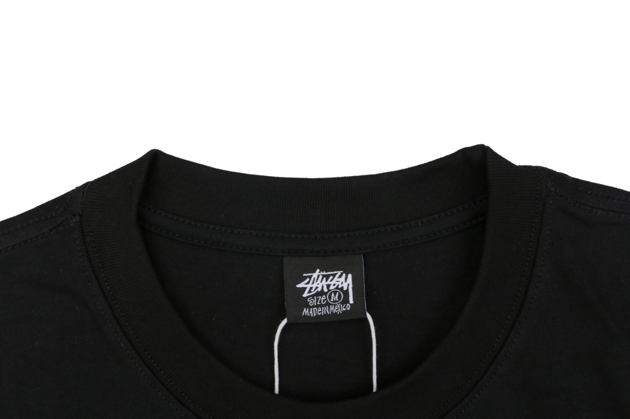 ステューシー ハーフトーンシャーク プリントTシャツ ブラック 詳細画像 1