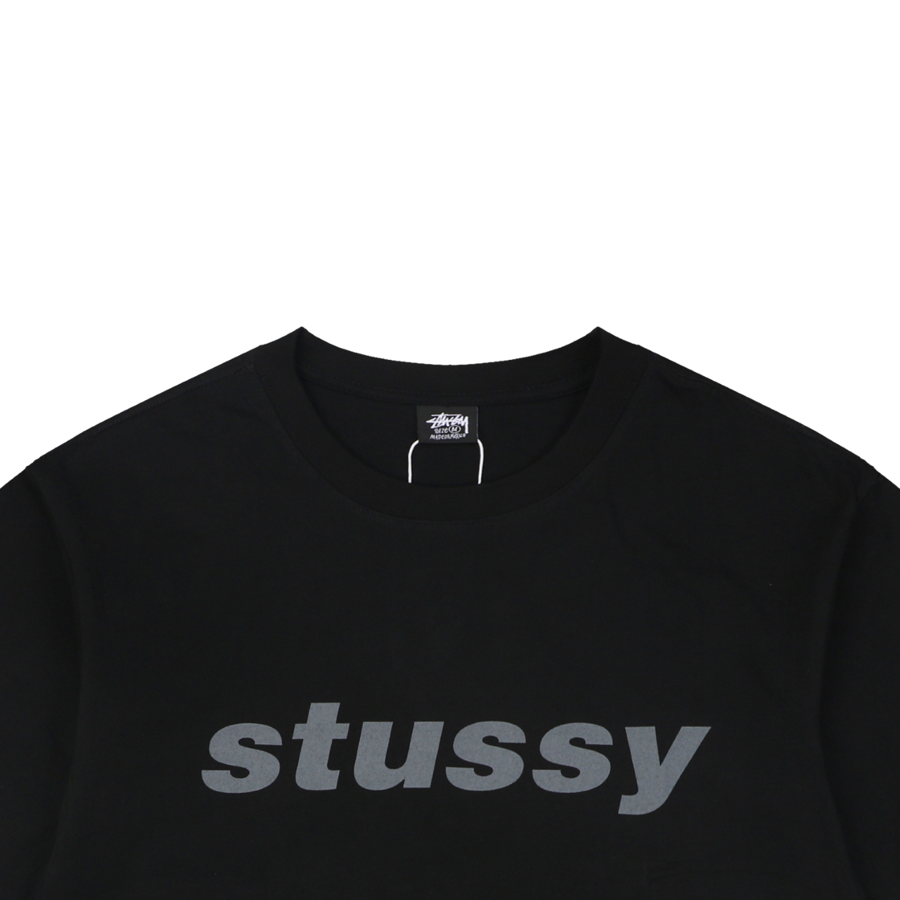 ステューシー ハーフトーンシャーク プリントTシャツ ブラック 詳細画像 2