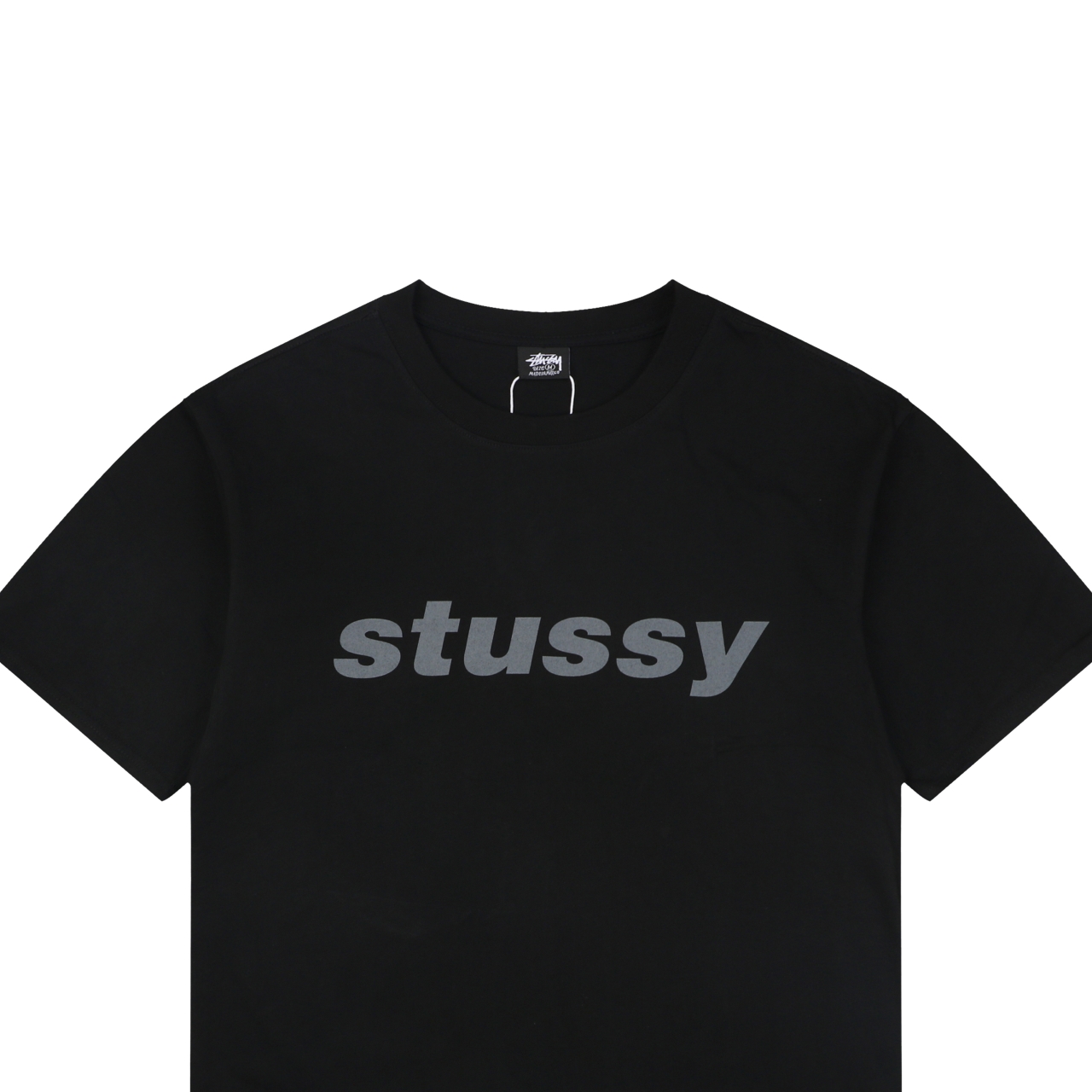 ステューシー ハーフトーンシャーク プリントTシャツ ブラック 詳細画像 3