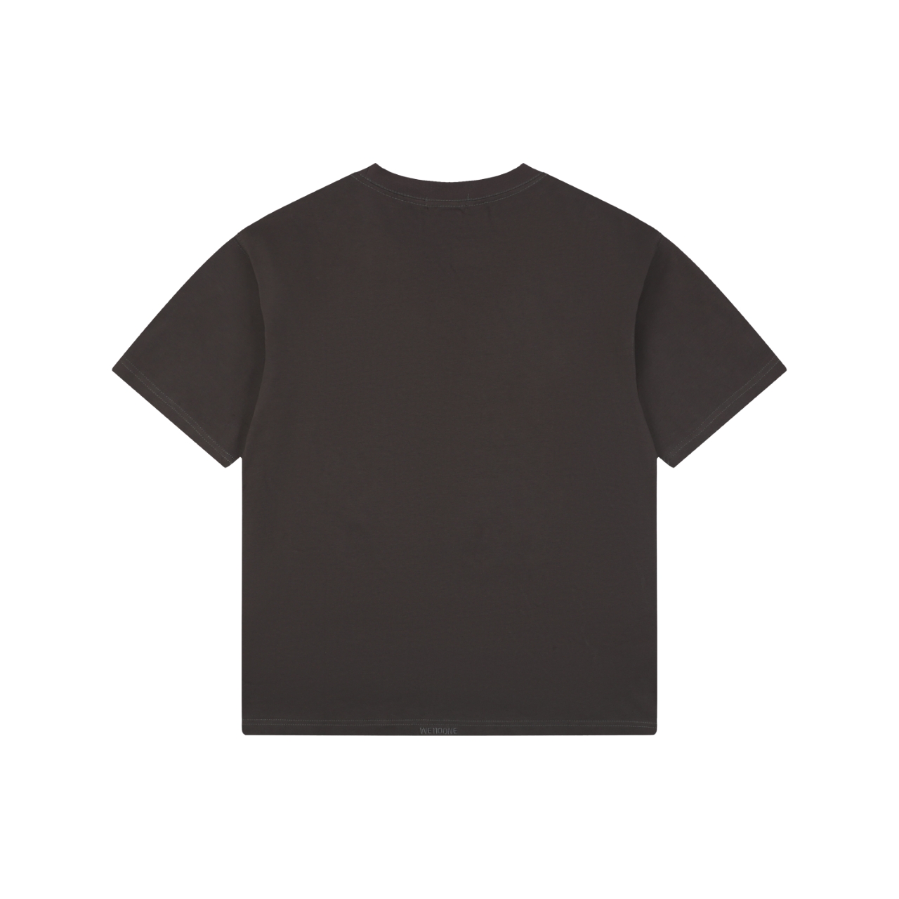 ウェルダン スプレースクリプト プリントTシャツ グレー 画像 8