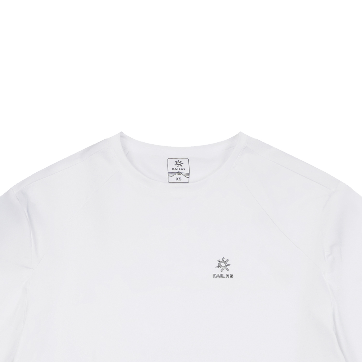 ケイラス レーザーボンデッド ヘムポケット 速乾Tシャツ ホワイト 詳細画像 2