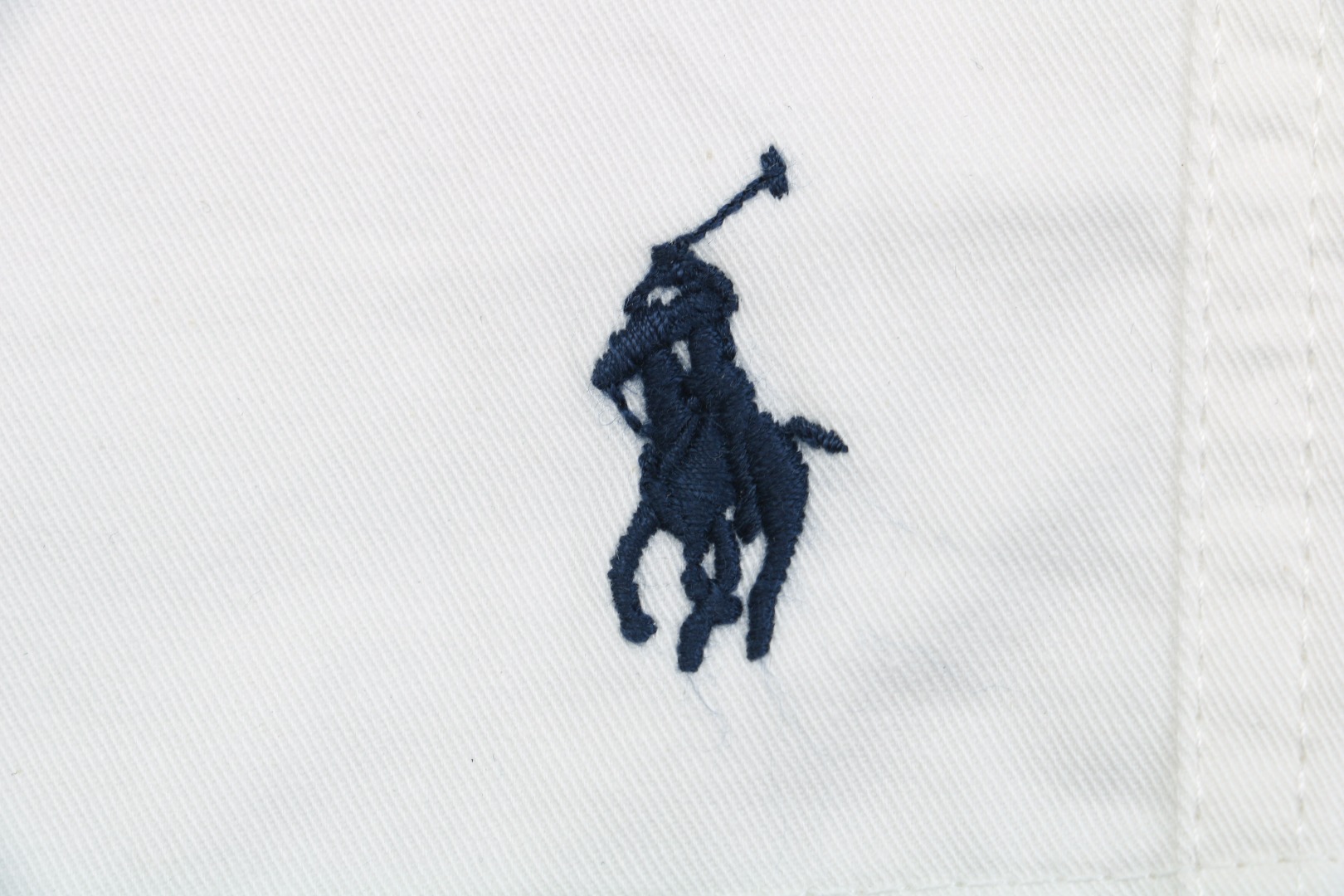 ラルフ ローレン ポニー刺繍 カジュアルショーツ ホワイト 画像 4