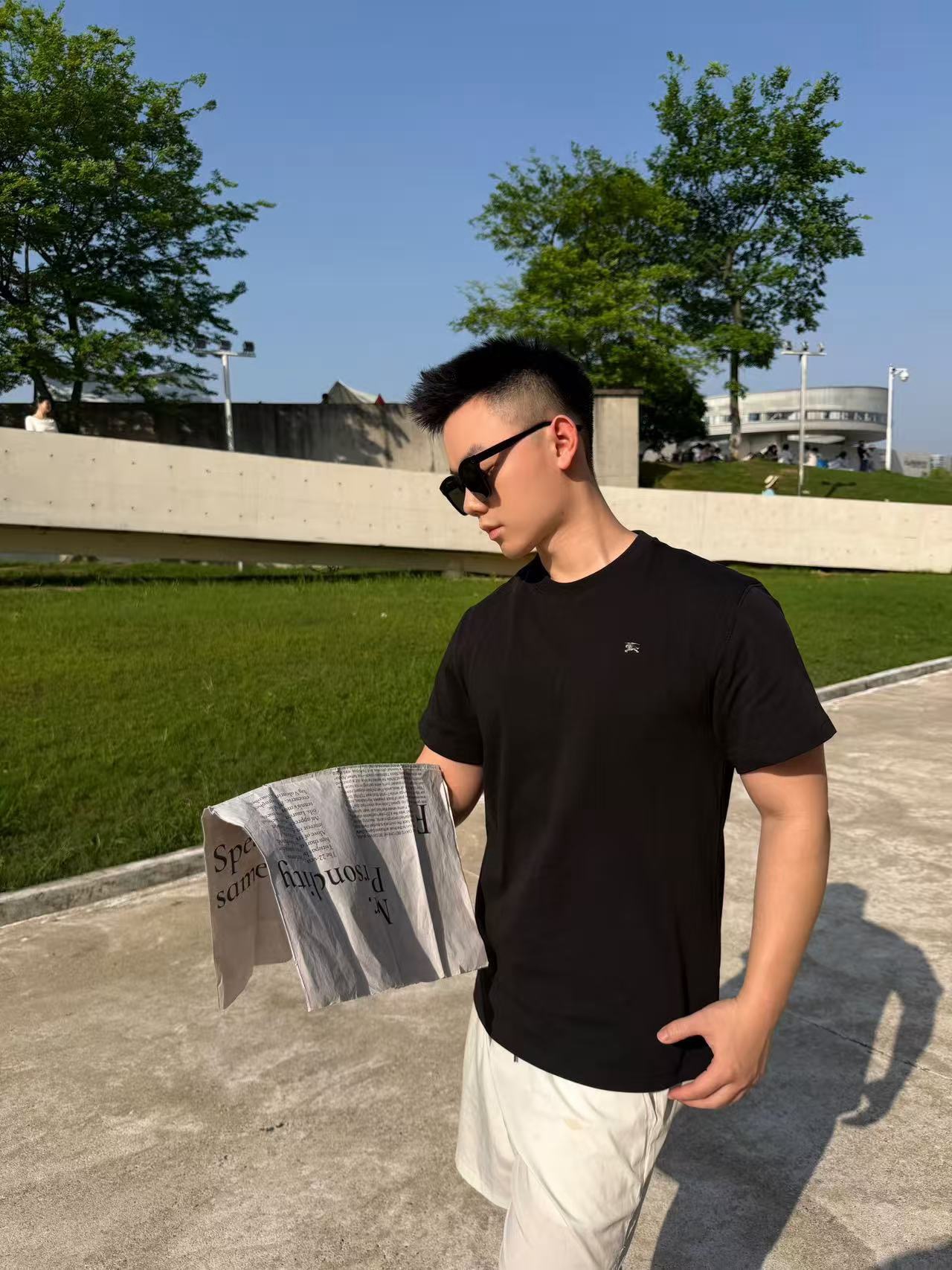 バーバリー メタル エクエストリアンナイトTシャツ ブラック 画像 9