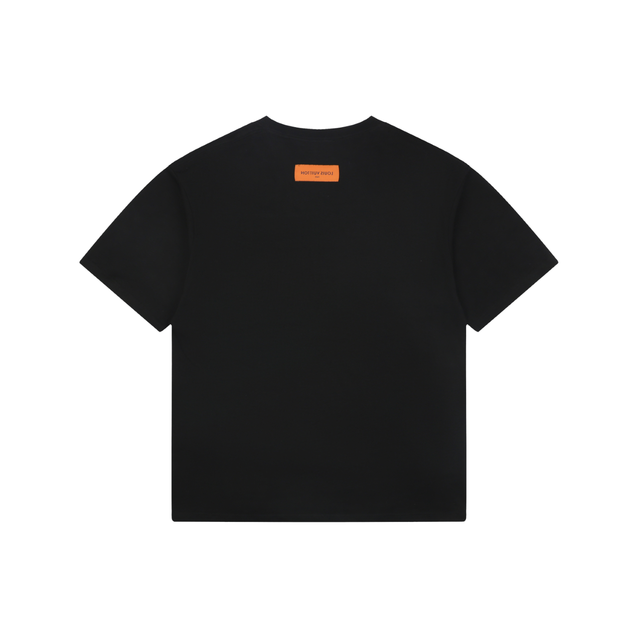 ルイ・ヴィトン ダークレッド ダイヤモンドグラフィティTシャツ ブラック 画像 8