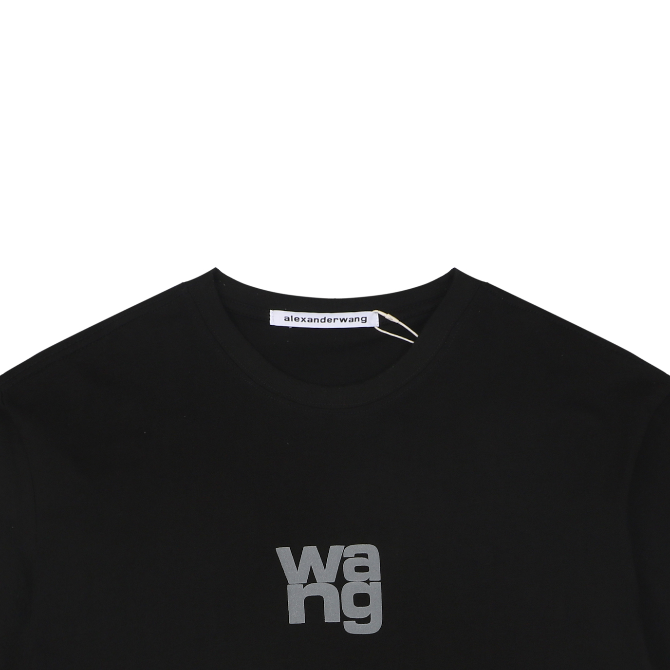 アレキサンダー ワン レイヤード WANGロゴTシャツ ブラック 詳細画像 2