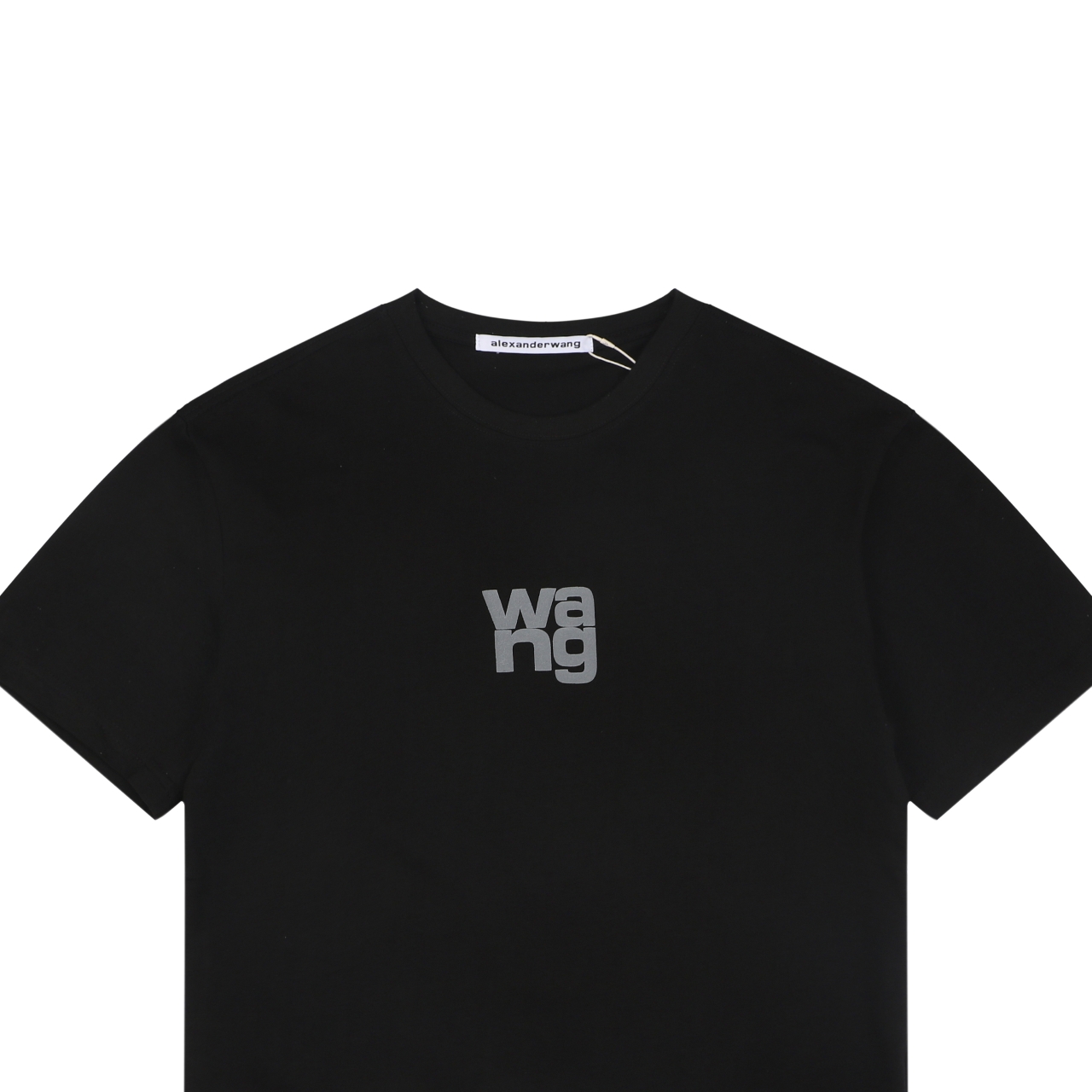 アレキサンダー ワン レイヤード WANGロゴTシャツ ブラック 詳細画像 3