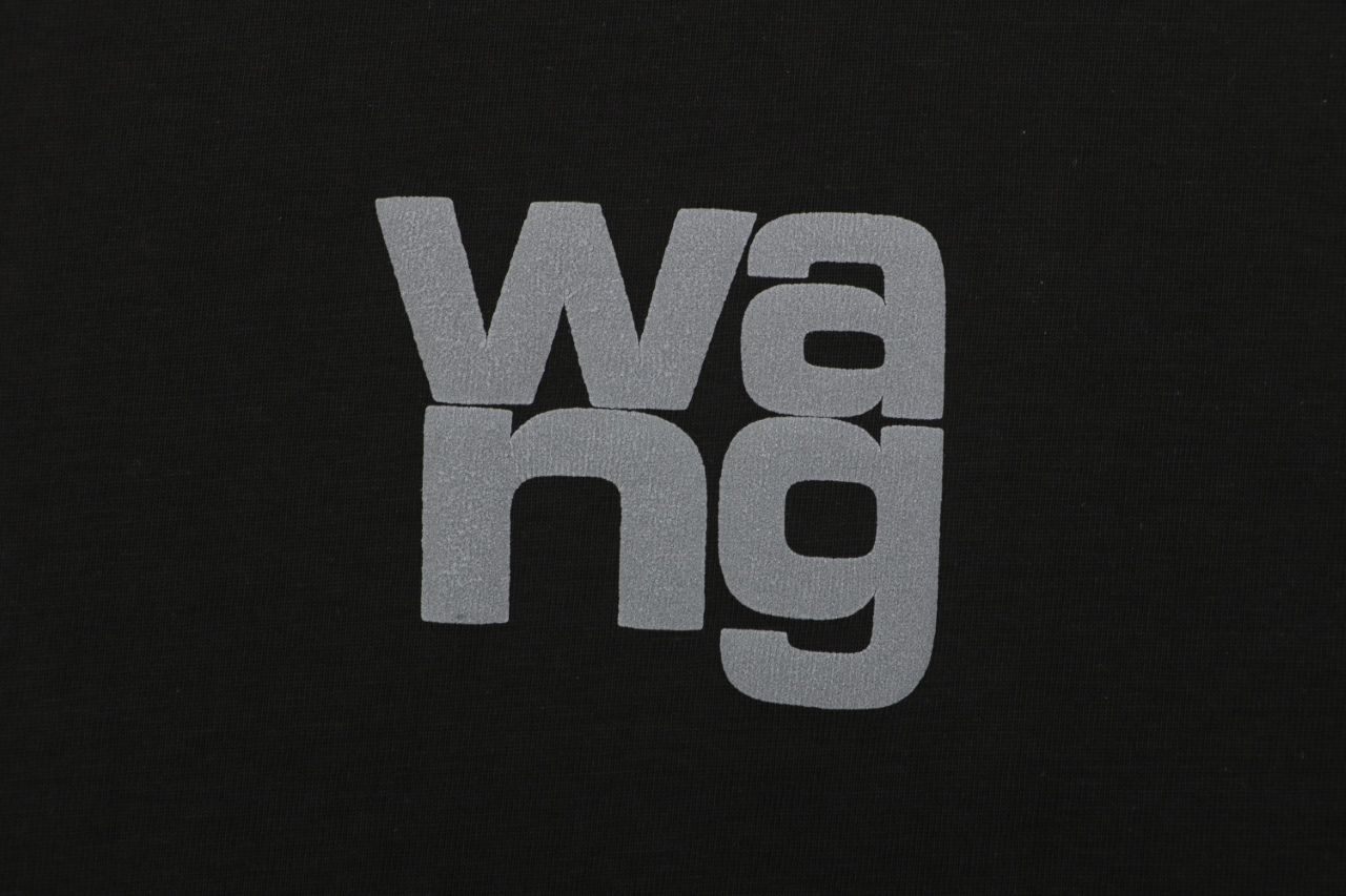 アレキサンダー ワン レイヤード WANGロゴTシャツ ブラック 画像 4