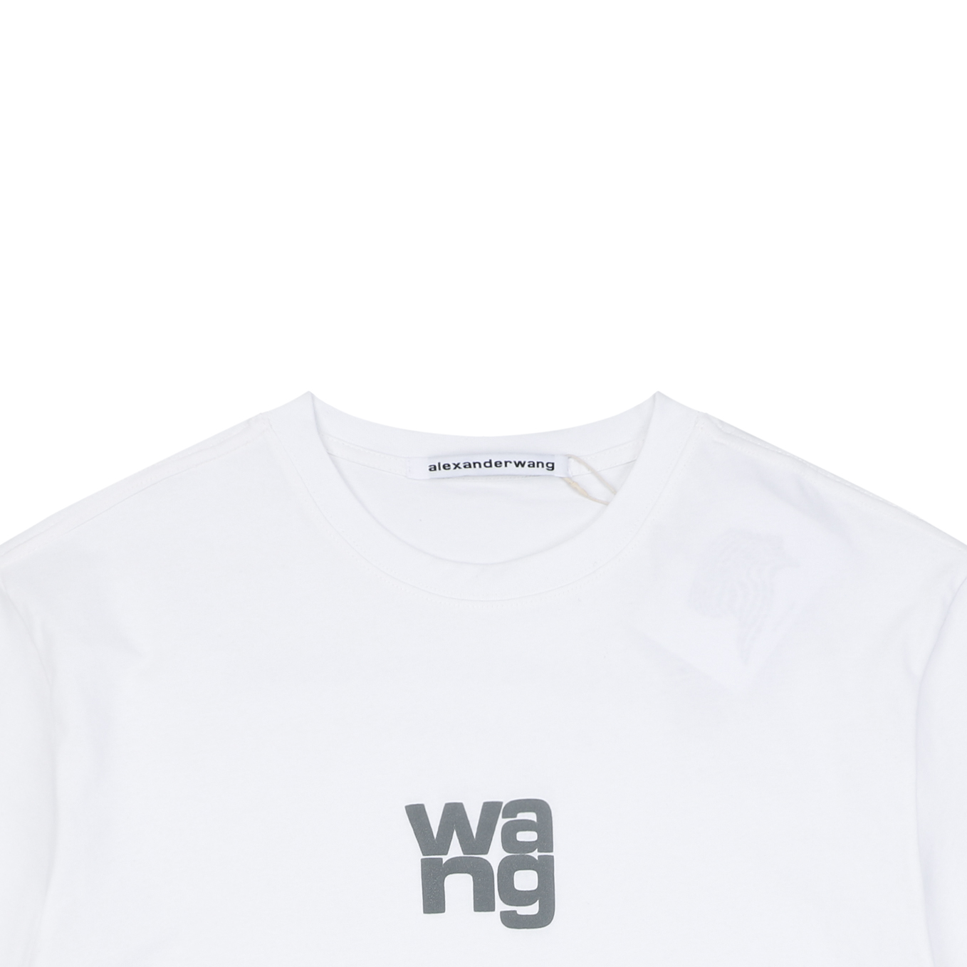 アレキサンダー ワン レイヤード WANGロゴTシャツ ホワイト 詳細画像 2