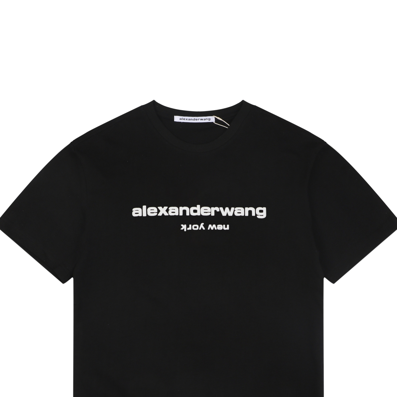 アレキサンダー ワン ニューヨーク ロゴTシャツ ブラック 詳細画像 3