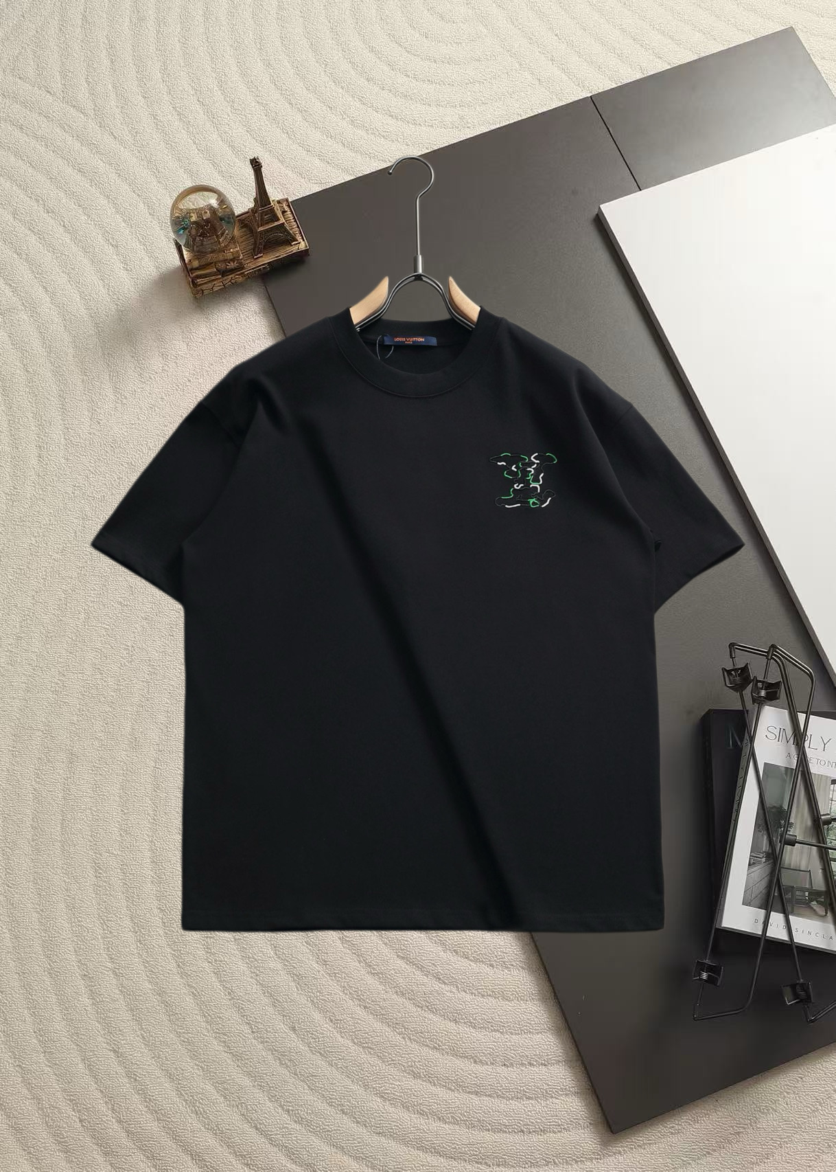 ルイ・ヴィトン クラウドロゴ 刺繍 ティーシャツ ホワイト 画像 9