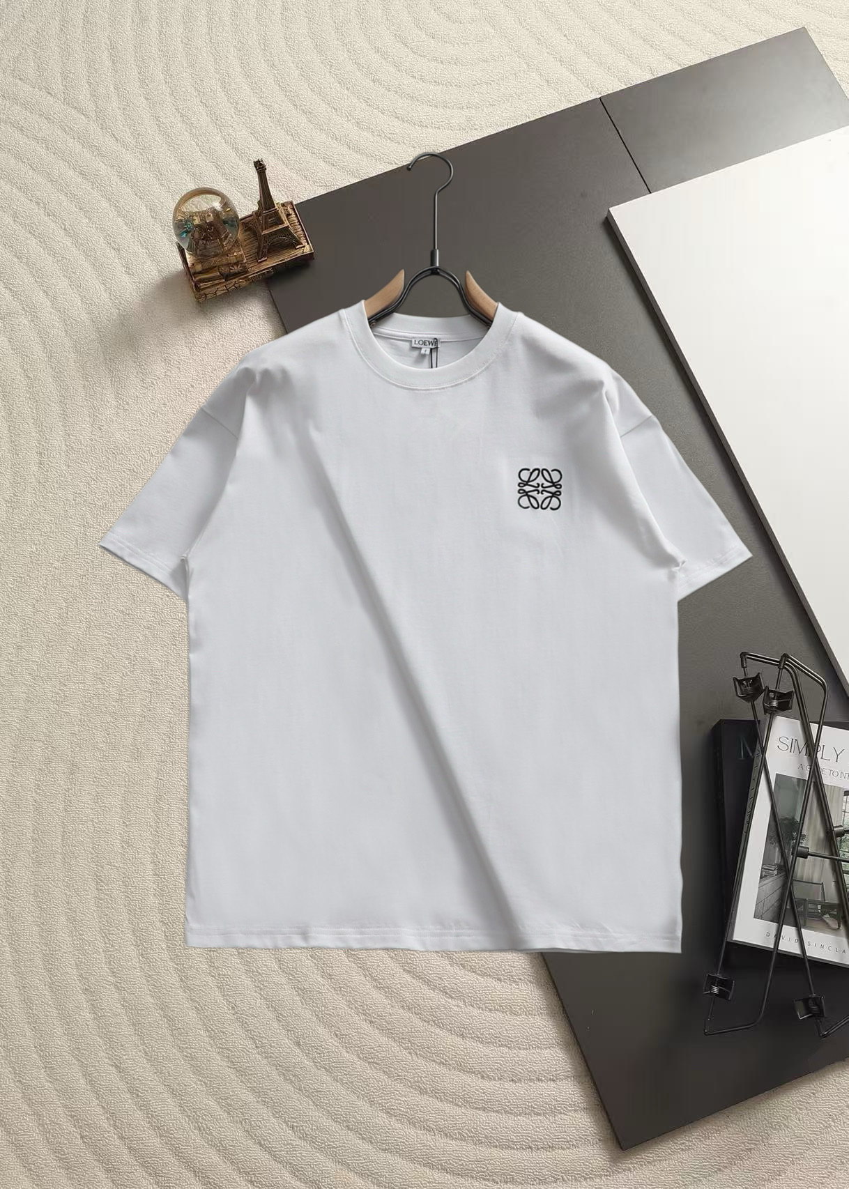 ロエベ スモールアナグラム ティーシャツ ピンク 画像 8