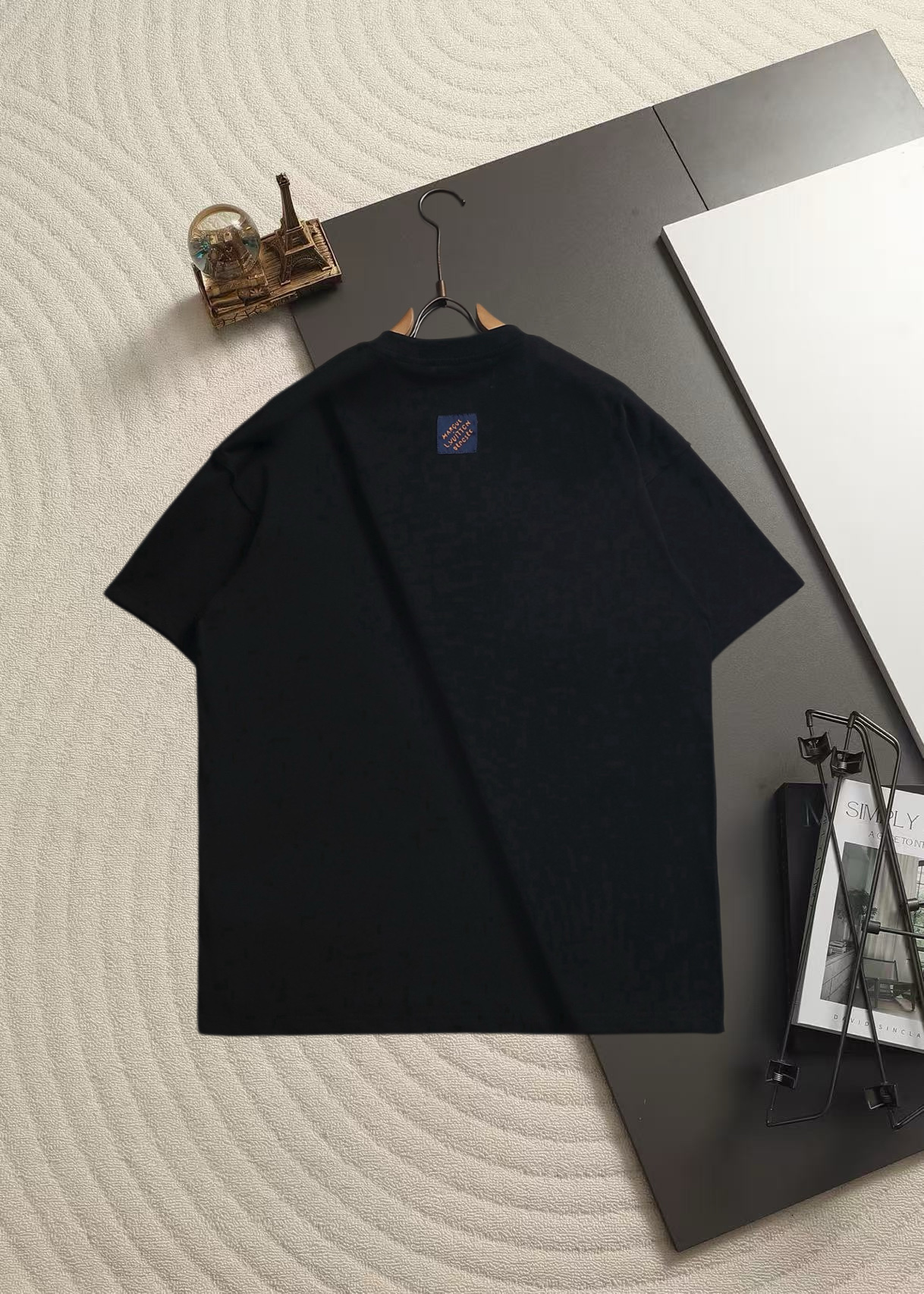 ルイ・ヴィトン マッシュルームロゴ 刺繍 ティーシャツ ブラック 画像 7