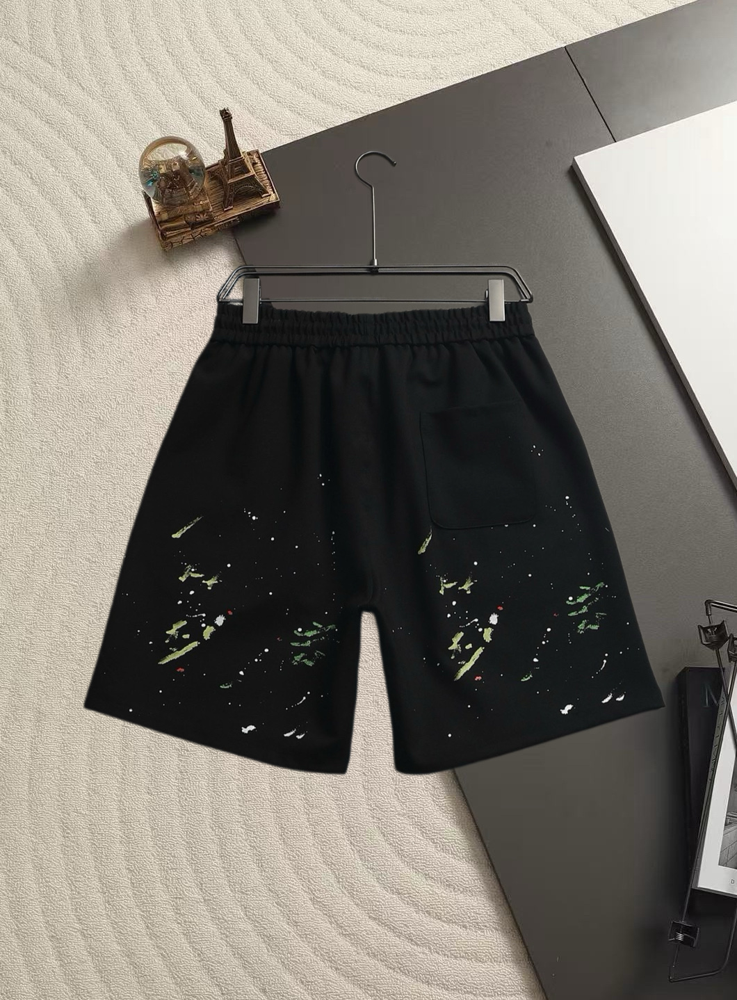 ディオール テリー 刺繍 ショーツ ブラック 詳細画像 2