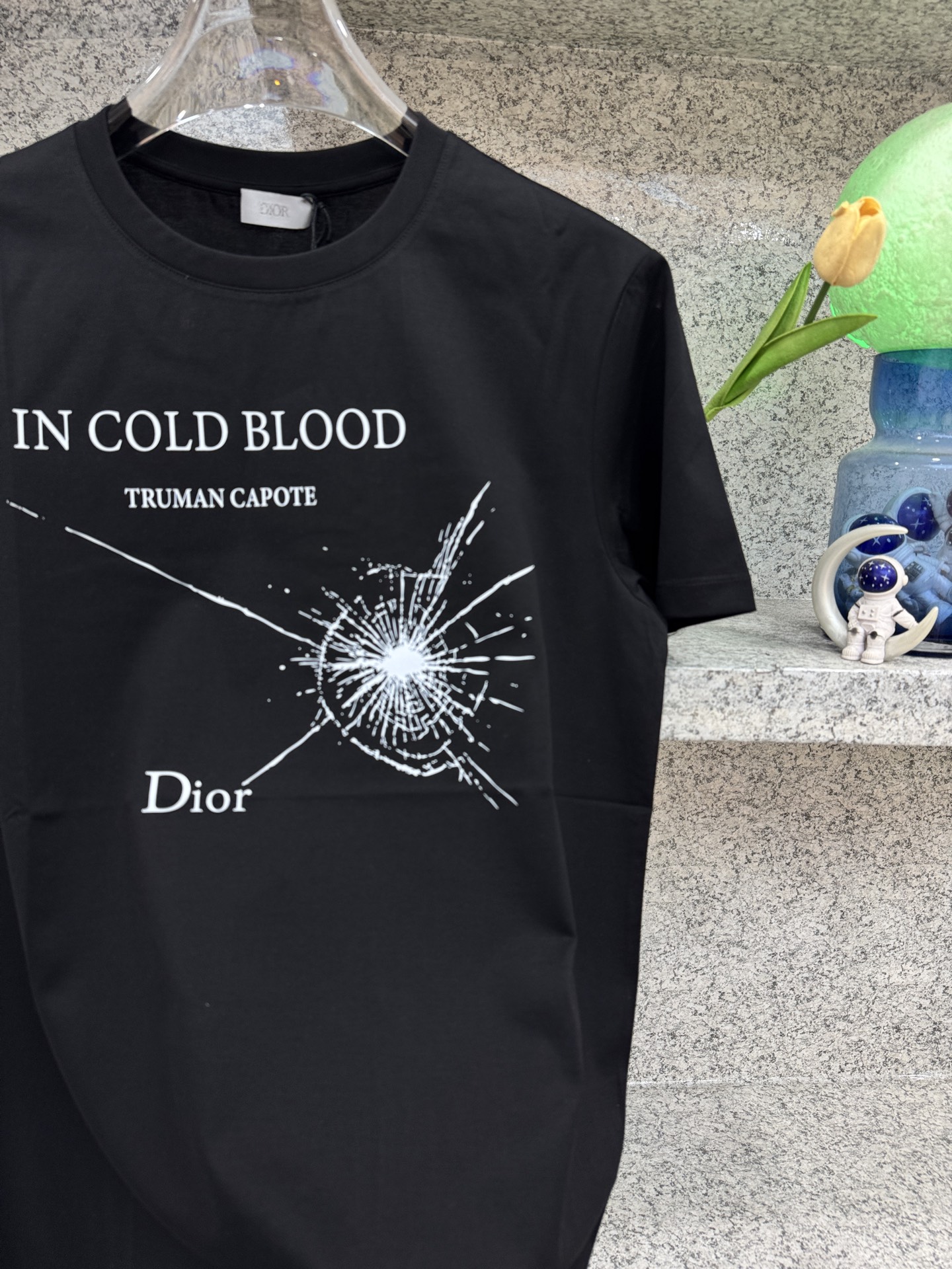 ディオール インコールドブラッド 刺繍 ティーシャツ ブラック ホワイト 画像 5