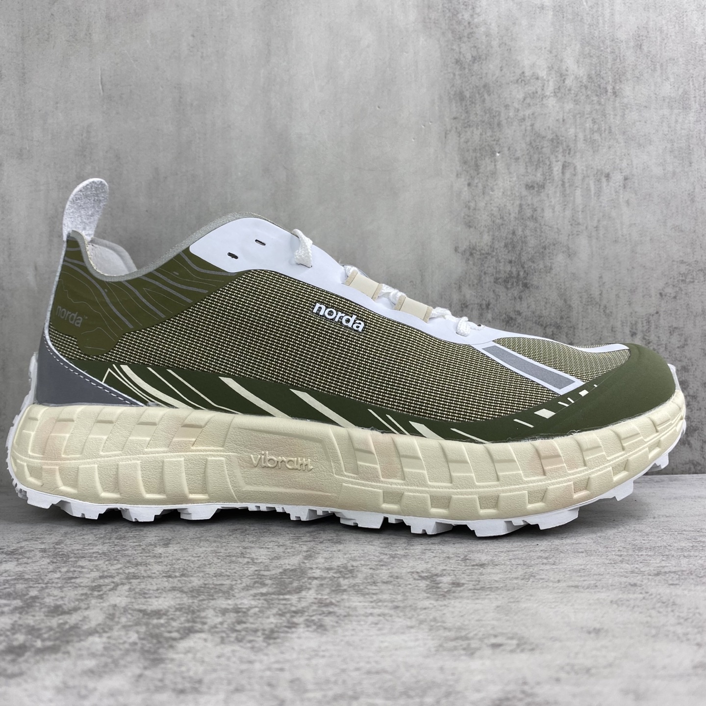ノルダ 001 トレイルランニングシューズ オリーブ 画像 6