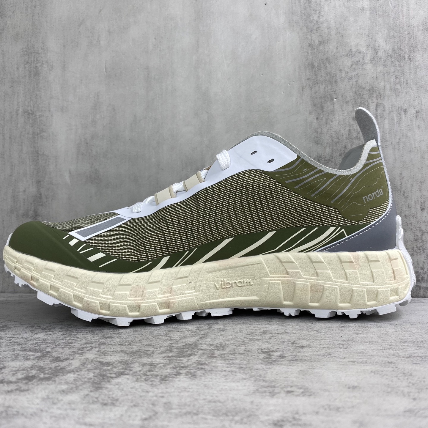 ノルダ 001 トレイルランニングシューズ オリーブ 画像 7