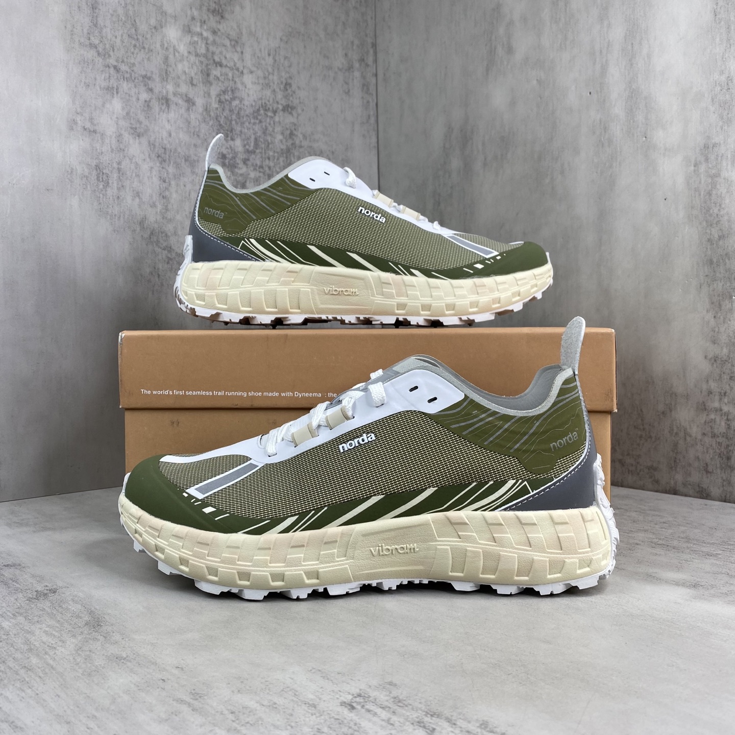 ノルダ 001 トレイルランニングシューズ オリーブ 画像 9