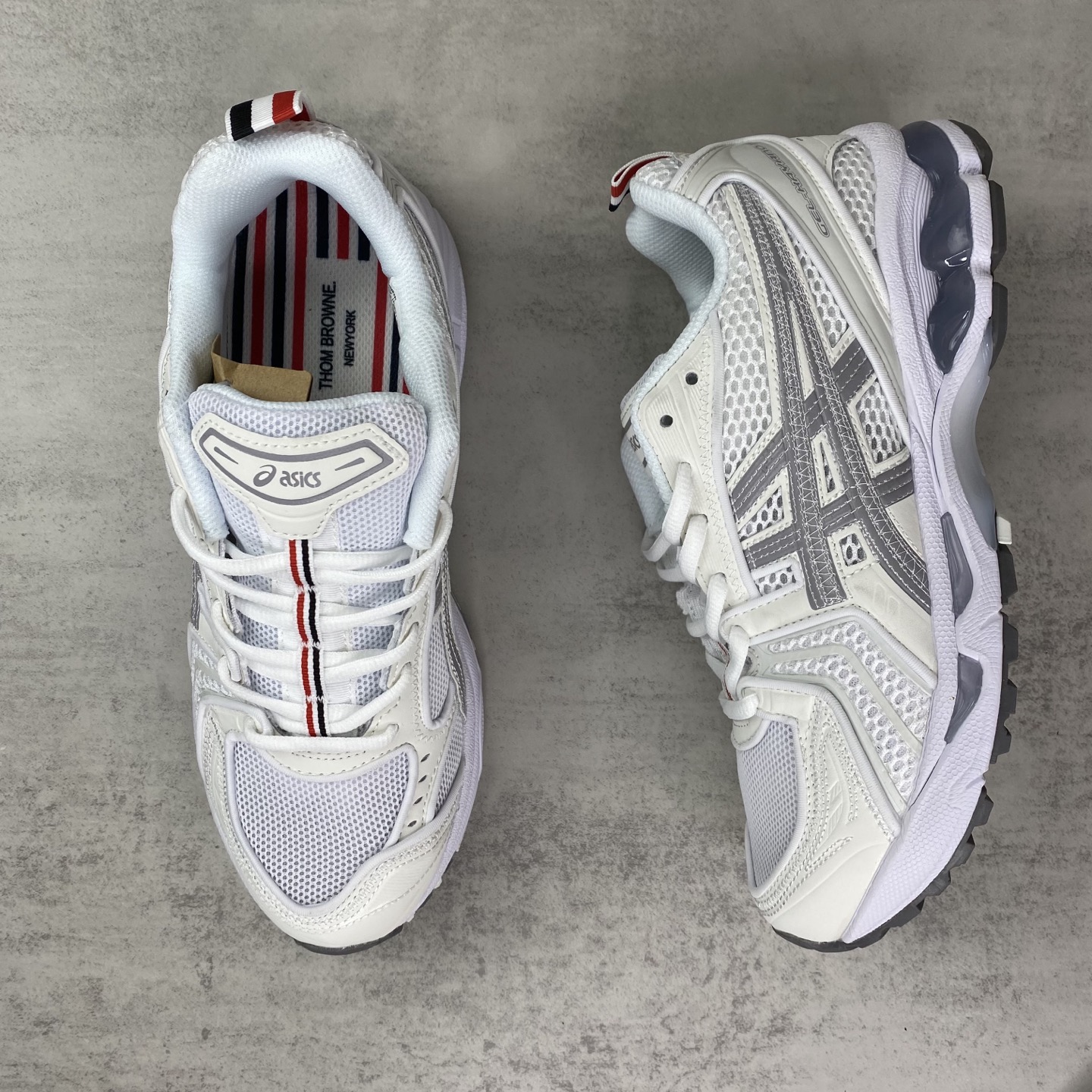 トム ブラウン x アシックス Gel-Kayano 14 ホワイト 詳細画像 3