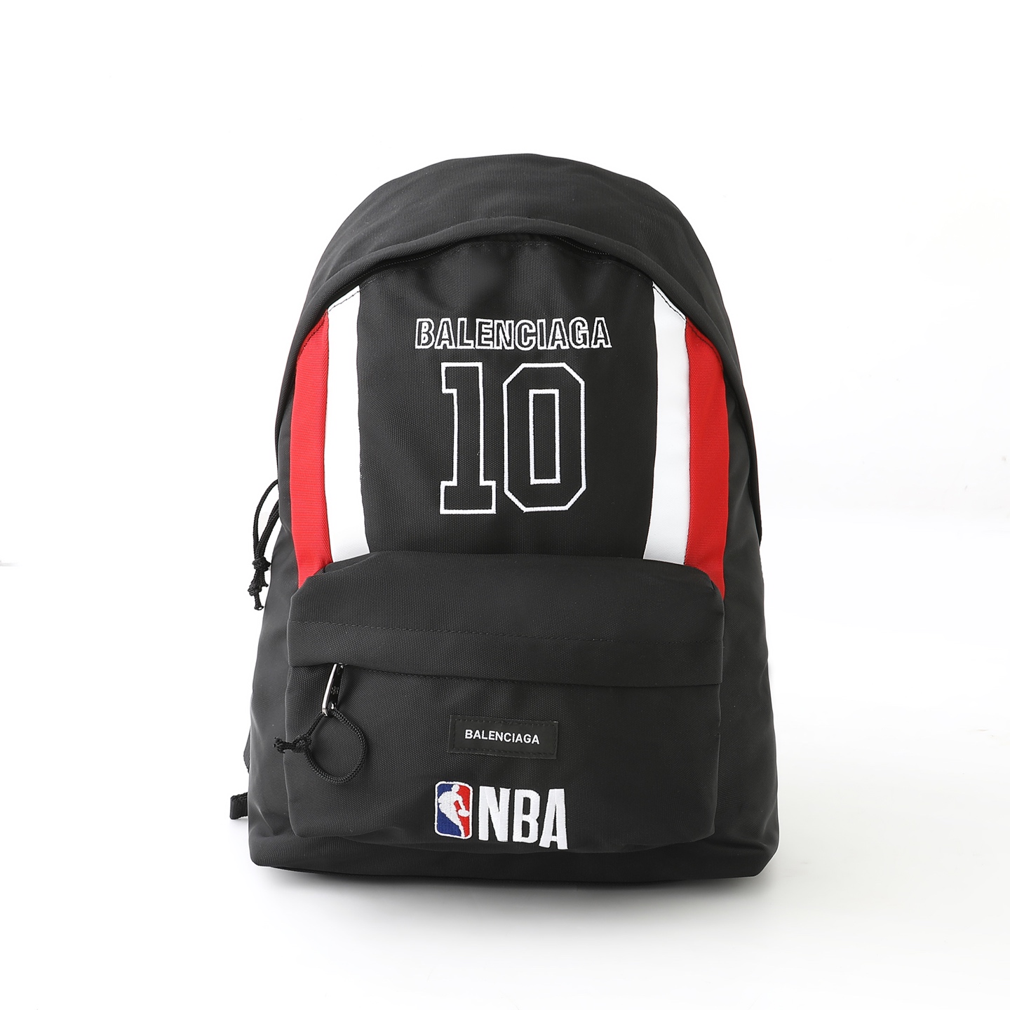 バレンシアガ NBA 10 刺繍 バックパック ブラック 詳細画像 1