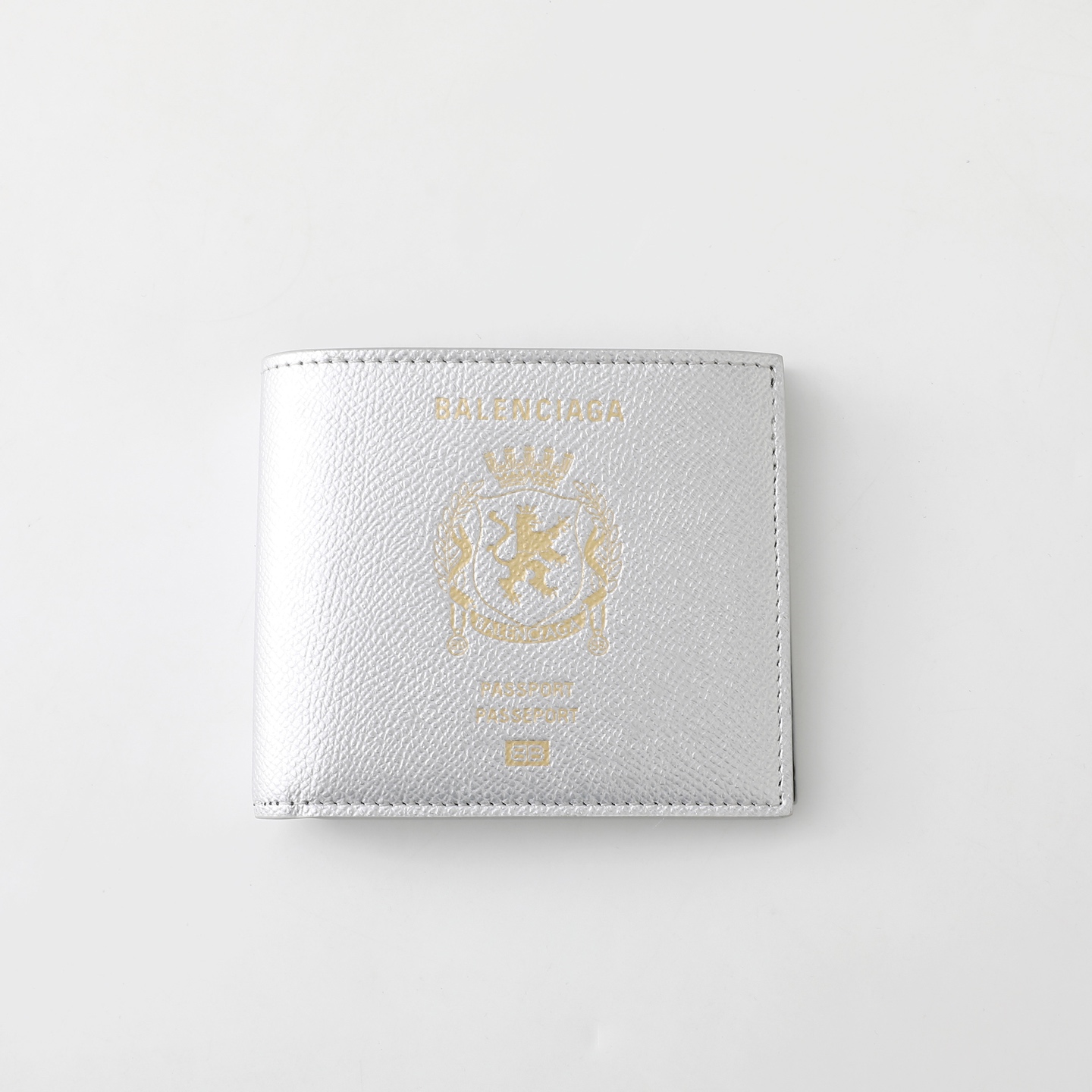バレンシアガ Passport ウォレット シルバー 詳細画像 3
