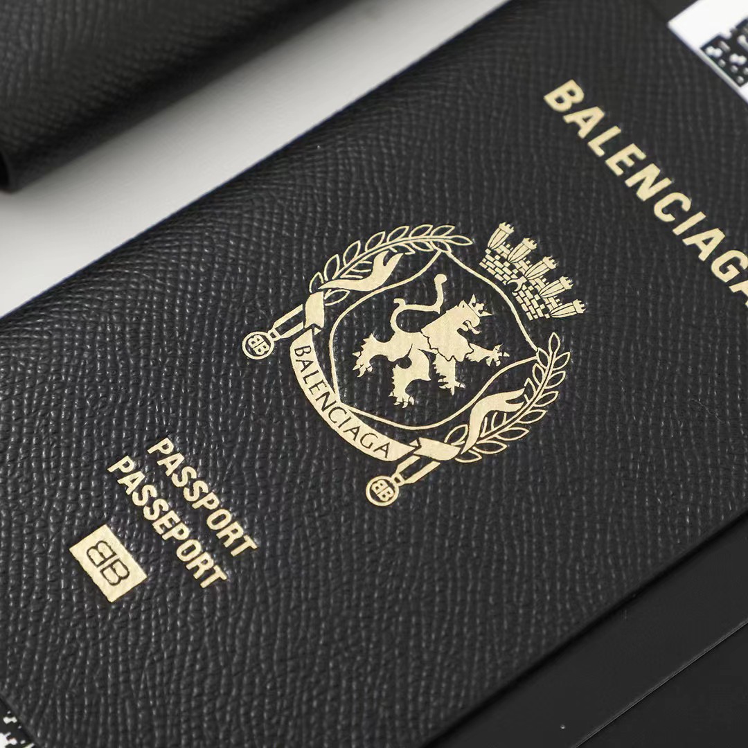 バレンシアガ Passport チケットウォレットバッグ ブラック 詳細画像 3