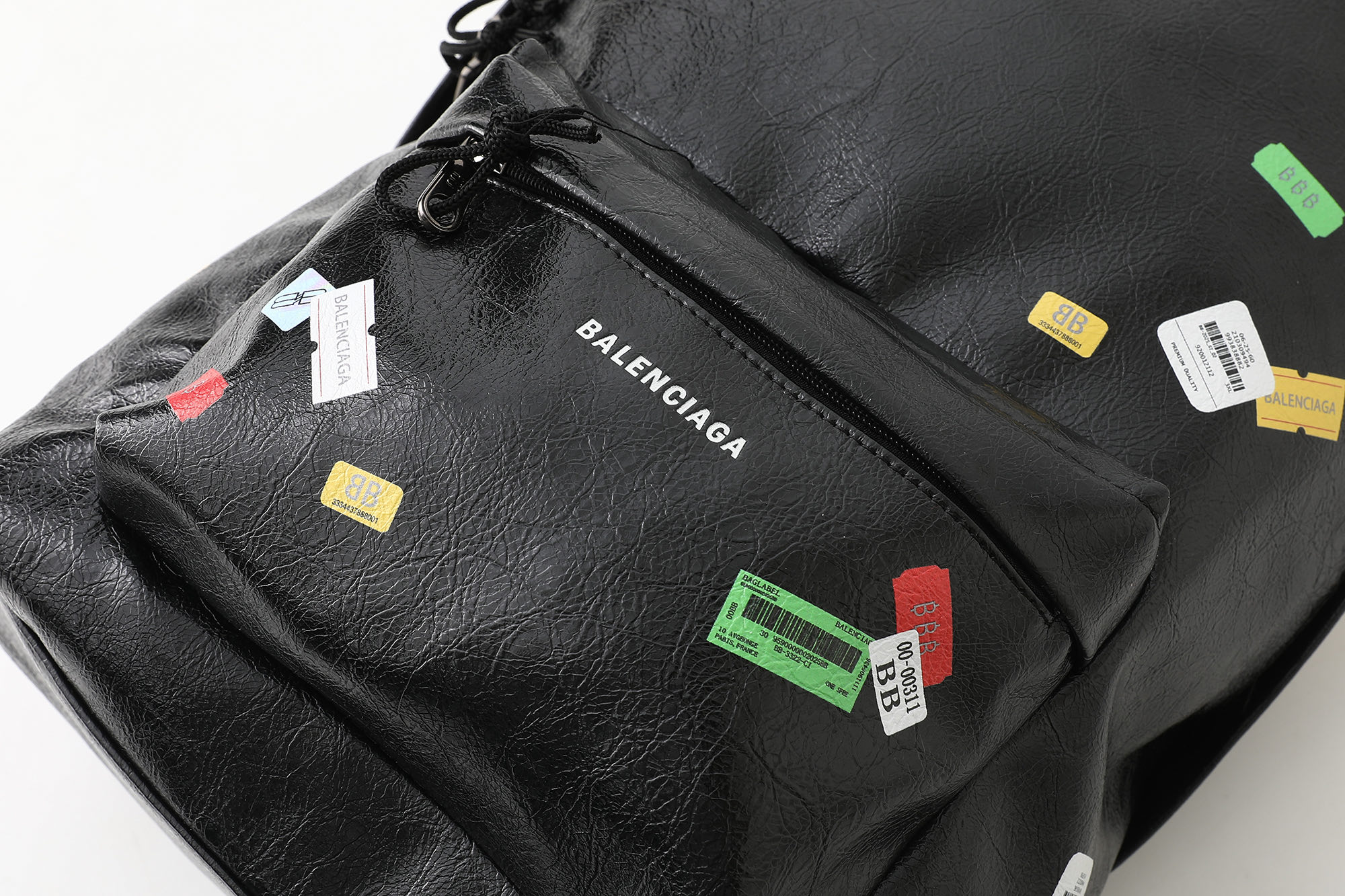 バレンシアガ Explorer ステッカー バックパック ブラック 画像 5