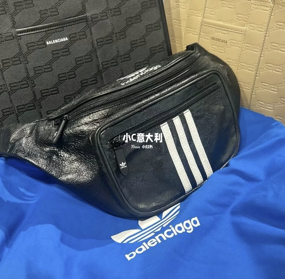 バレンシアガ × アディダス ベルトバッグ ブラック 721841210M41091 画像 8