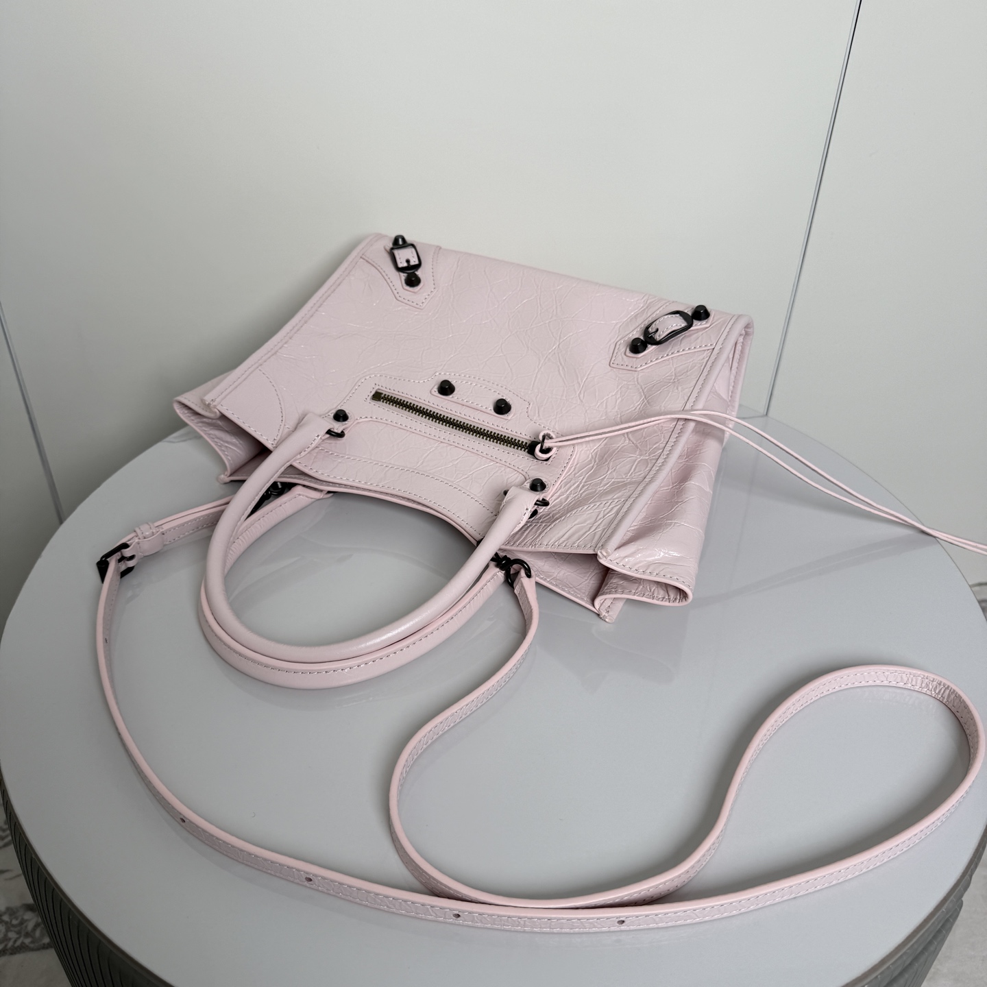 バレンシアガ Le City スモール 縦型トートバッグ ピンク 188078 画像 4