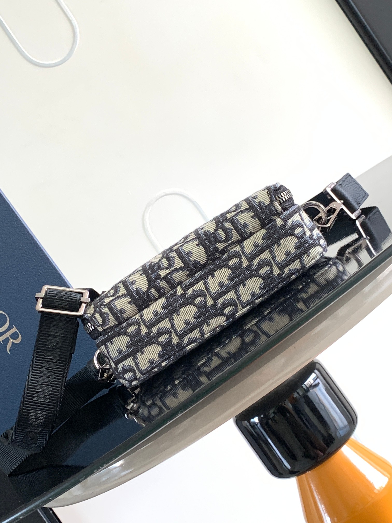 ディオール CDダイヤモンド ジップポーチ グレー 2ESBC119 画像 4