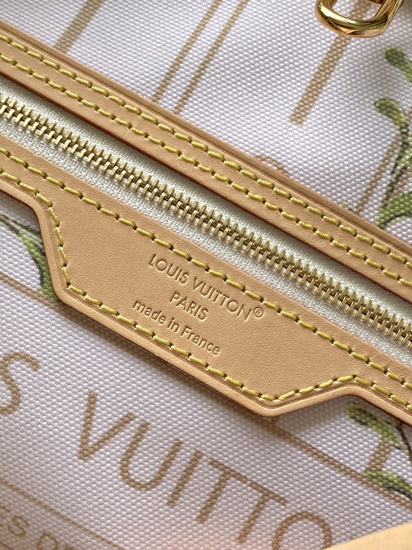 ルイ・ヴィトン ネヴァーフル MM LV スタンプ ベージュ M28457 画像 8