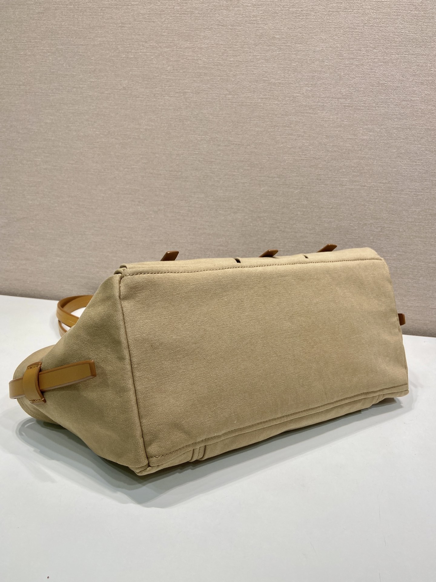 プラダ ルート ポケット トートバッグ ベージュ 1BG644 画像 7