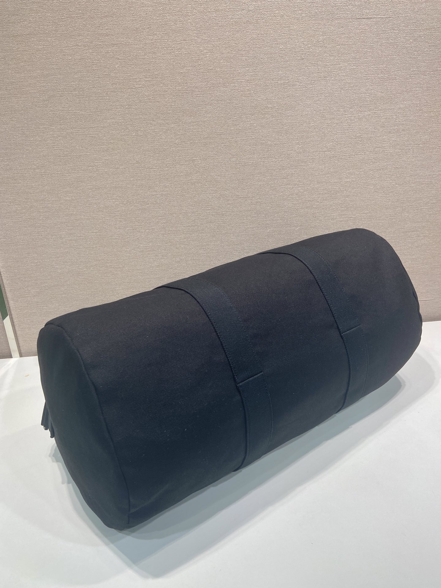 プラダ キャンバス レザー トラベルバッグ ブラック 2VC056 画像 5