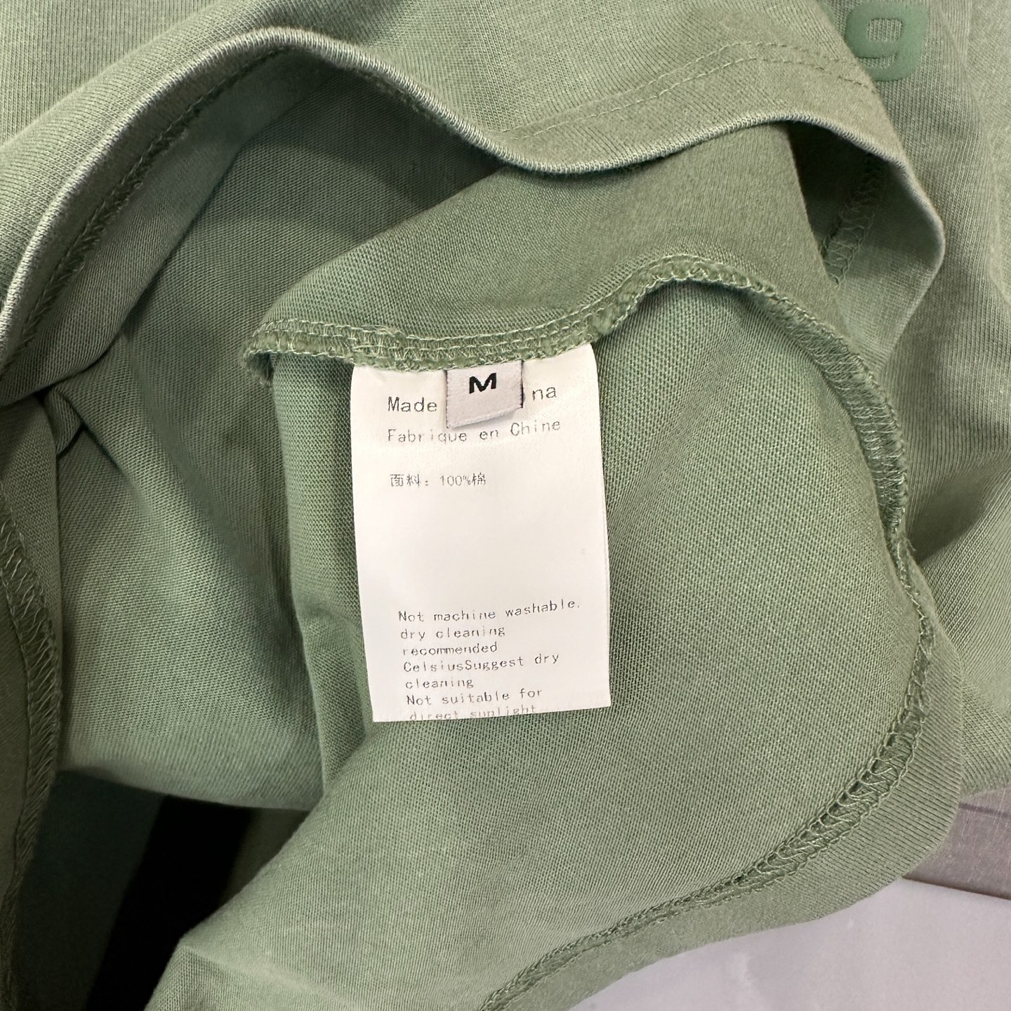 アレキサンダー ワン フォームロゴ ウォッシュ Tシャツ グリーン 画像 6