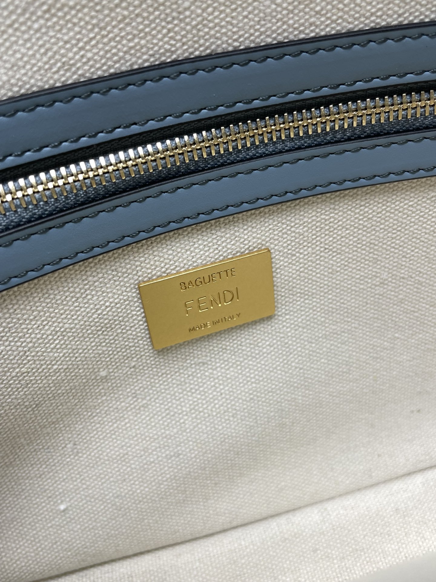 フェンディ バゲット グラフィック FFバッグ ブルートリム 0159A 画像 8