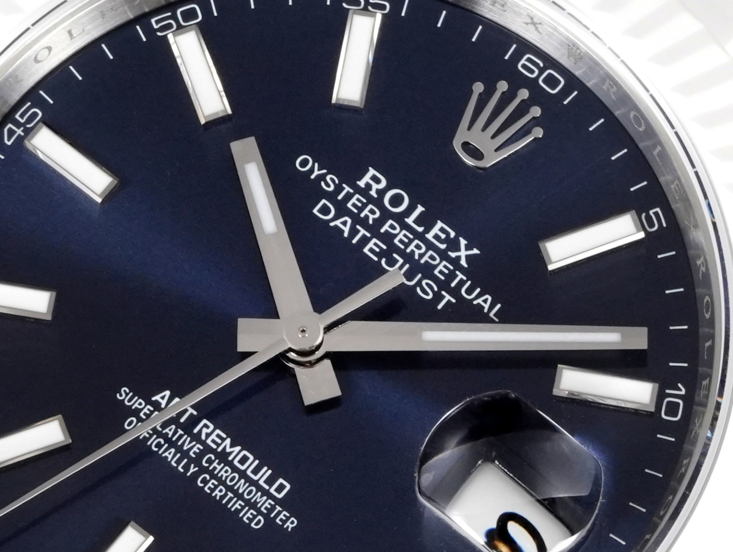 ロレックス デイトジャスト AETリモールド 41mm セラミック ネイビーダイヤル 画像 5