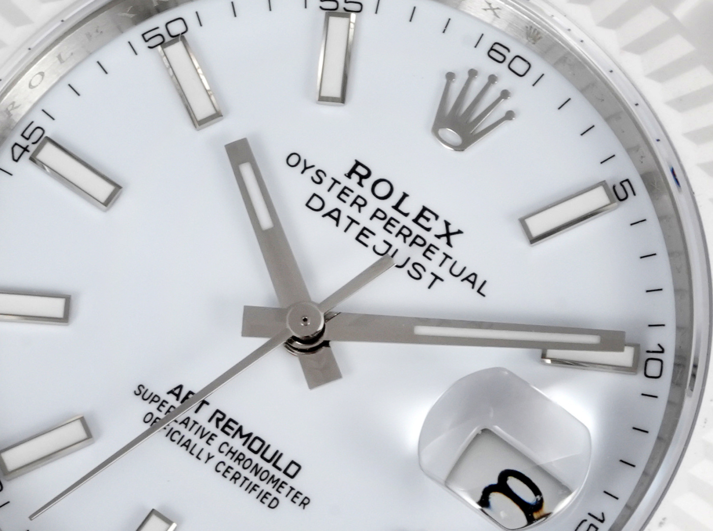 ロレックス デイトジャスト AETリモールド 41mm セラミック ホワイトダイヤル 画像 5