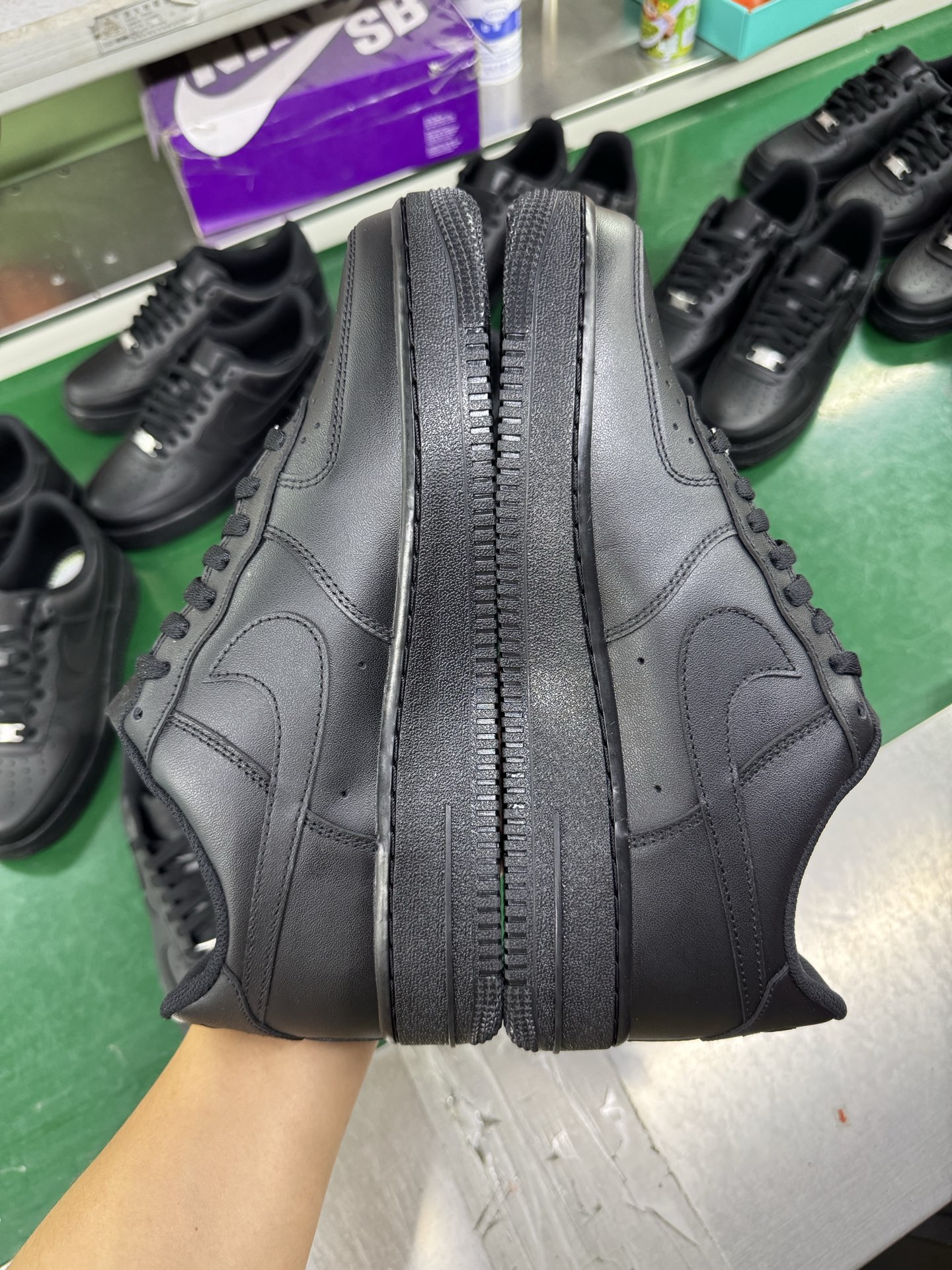 ナイキ Air Force 1 ローカット 07 ブラック CW2288-001 画像 5