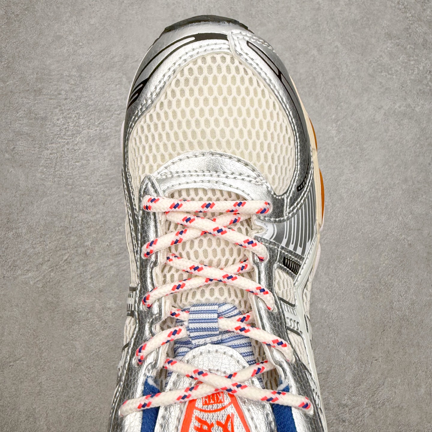 アシックス Gel-Kayano 12.1 ローカット ランニングシューズ ホワイト オレンジ 画像 4
