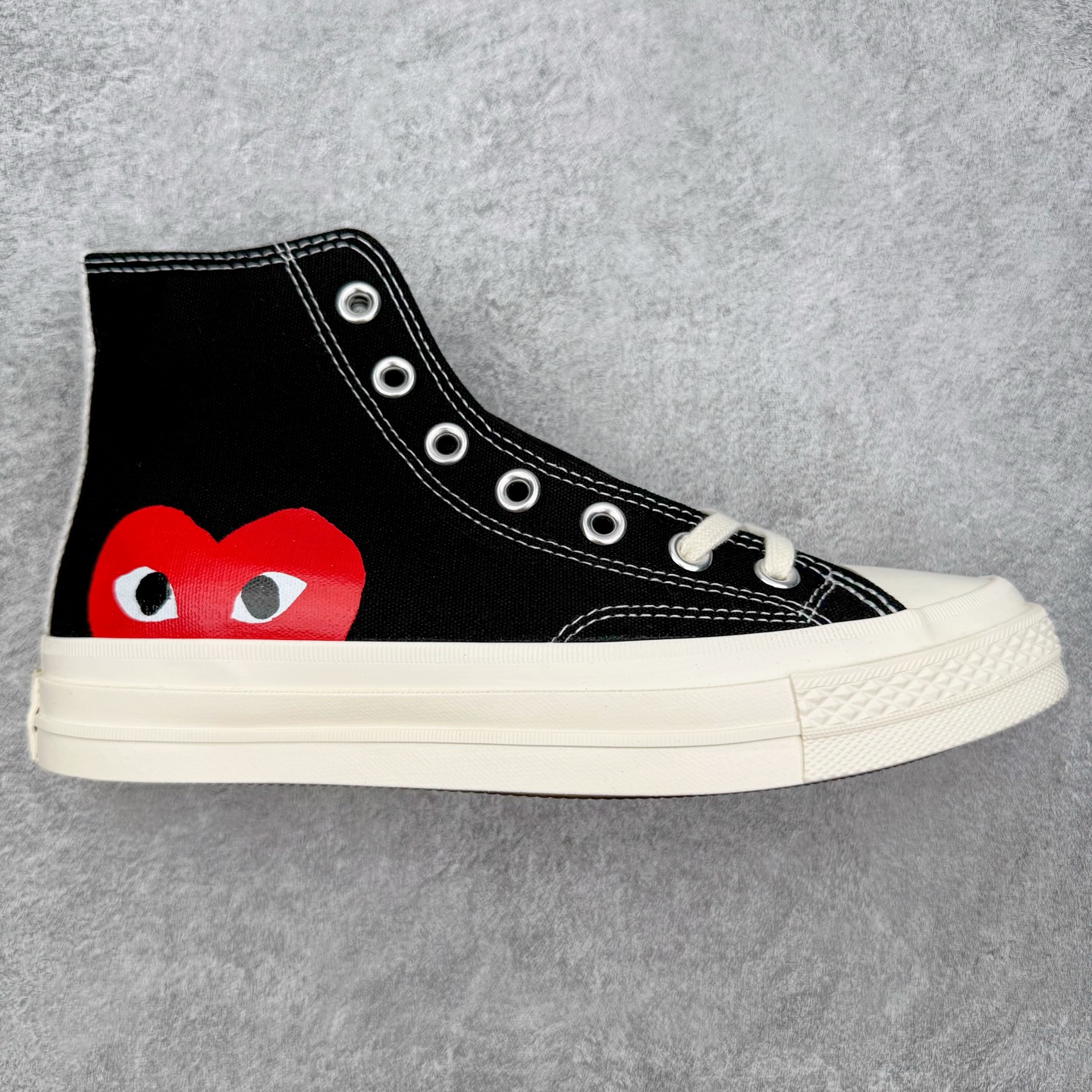 コンバース Chuck All Star 1970S CDG Play ハイカット ブラック 詳細画像 1