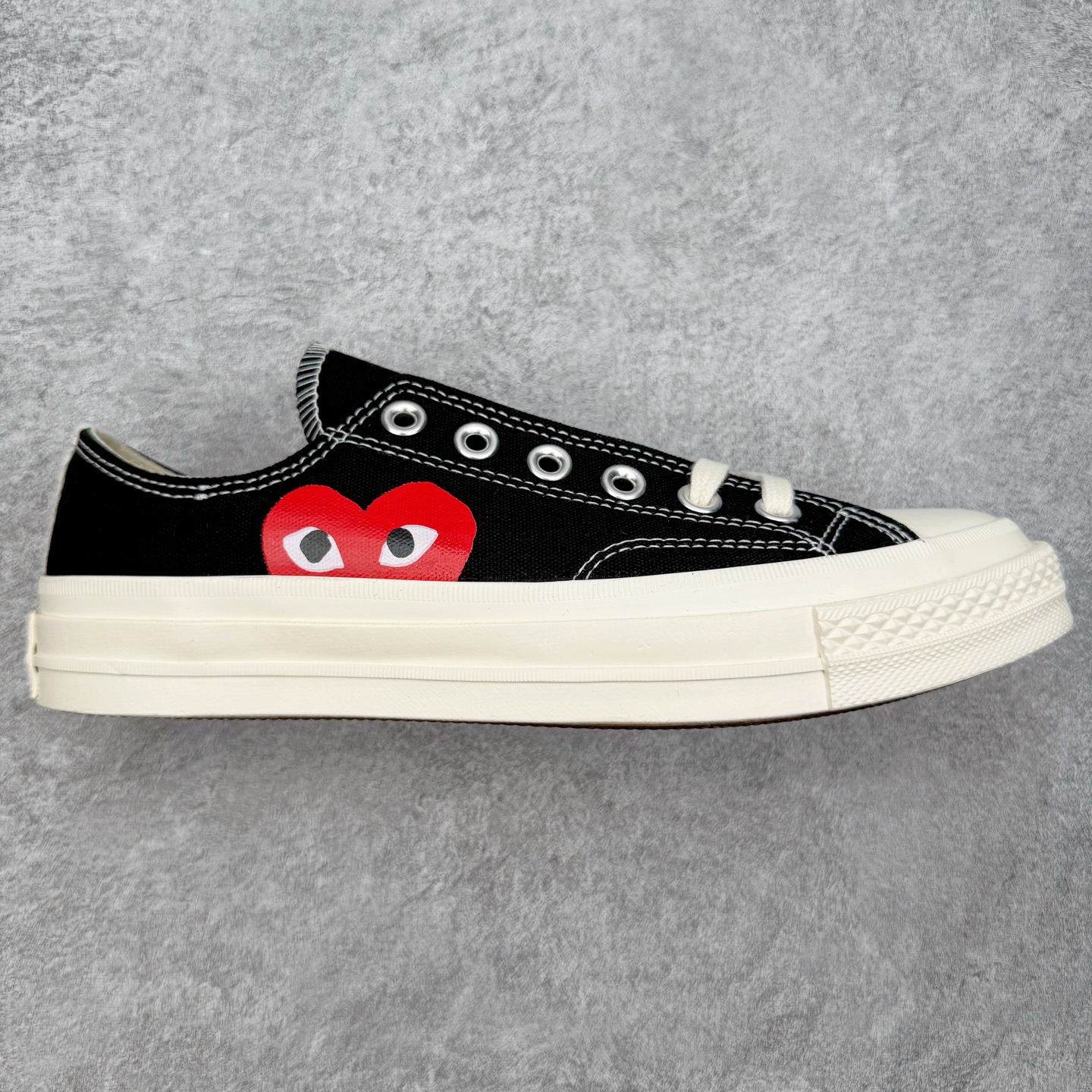 コンバース Chuck All Star 1970S CDG Play ローカット ブラック 詳細画像 1