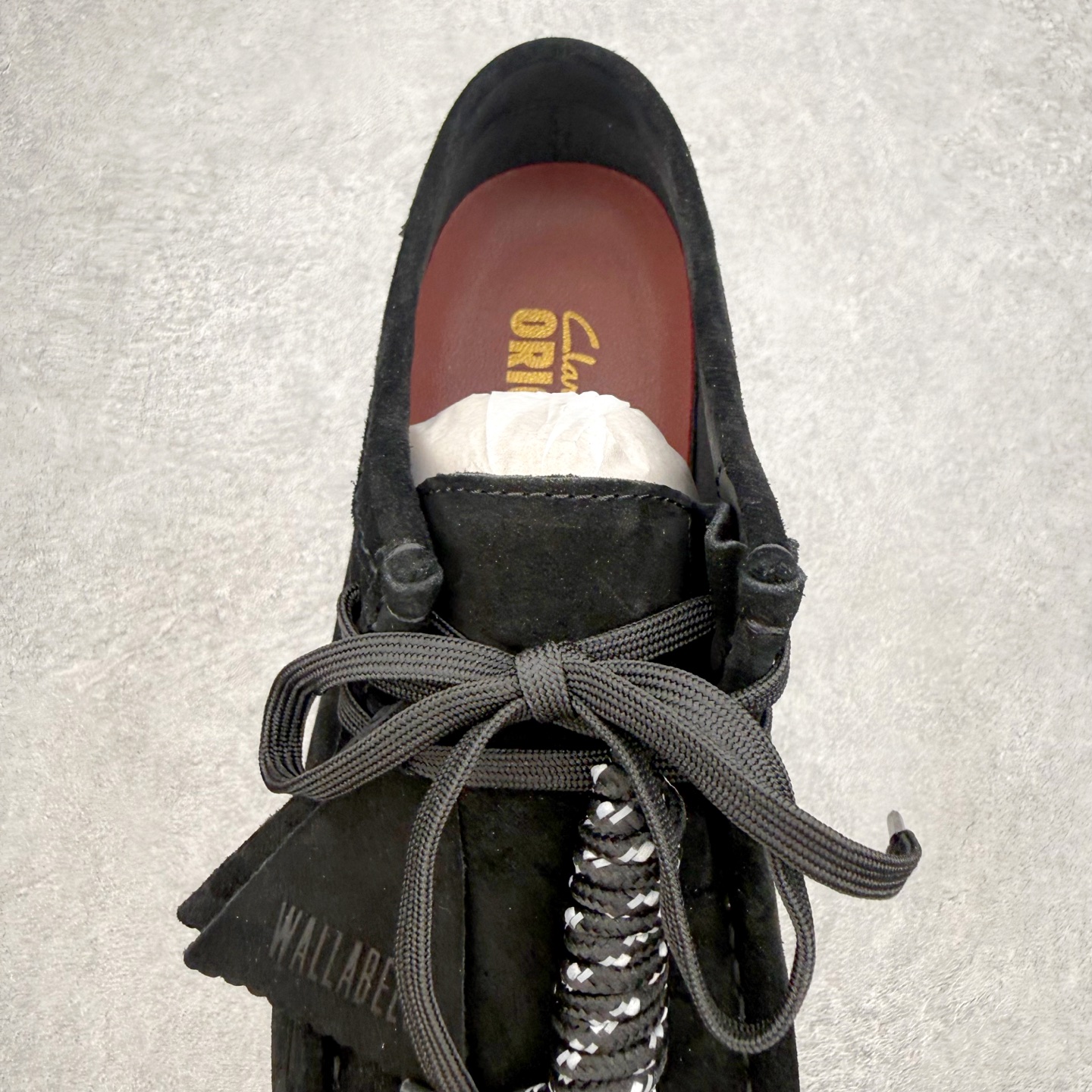 クラークス オリジナルズ Wallabee GTX スエード シューズ ブラック 画像 5