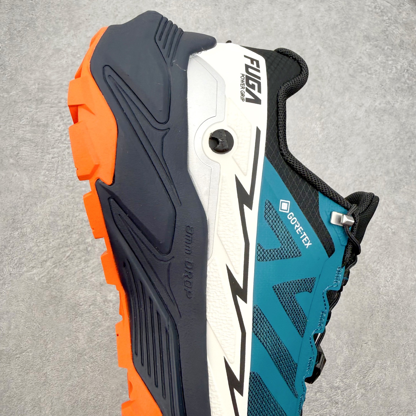 カイラス FUGA EX3 GTX ローカット トレイルシューズ ブルー オレンジ 画像 6