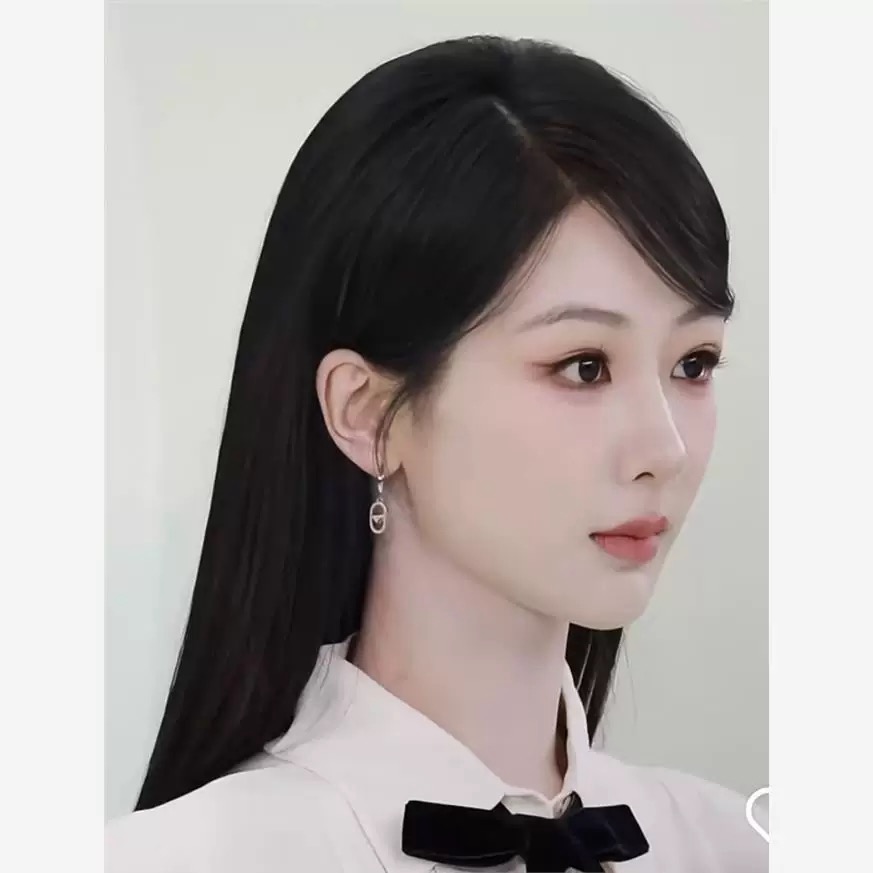 プラダ トライアングルロゴ フープピアス ゴールドシルバー 詳細画像 3